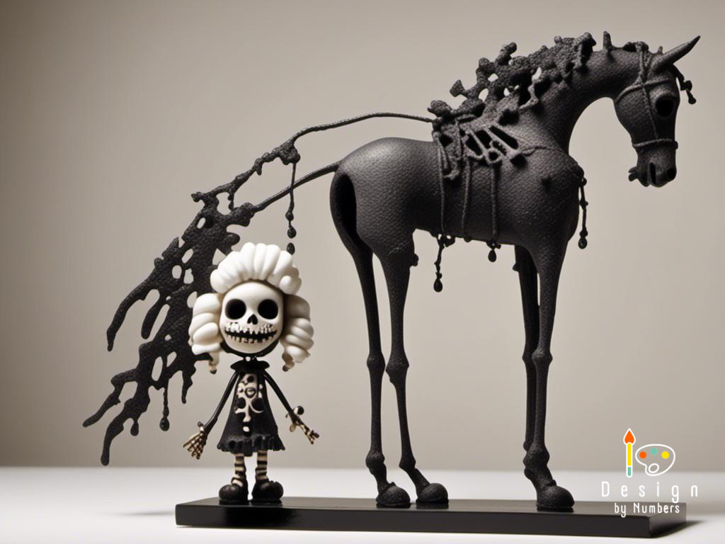 A Girl and Her Horse- Paint By Numbers