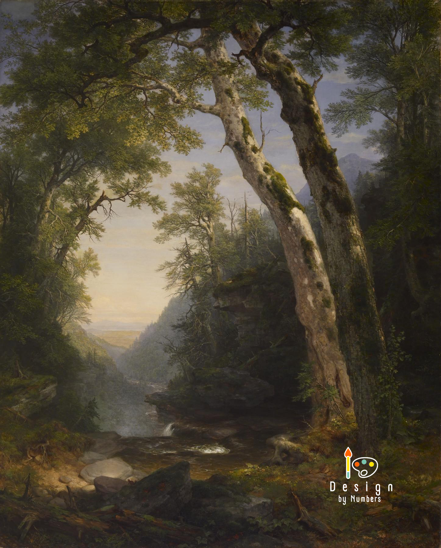 The Catskills - Asher Durand - Paint by Numbers