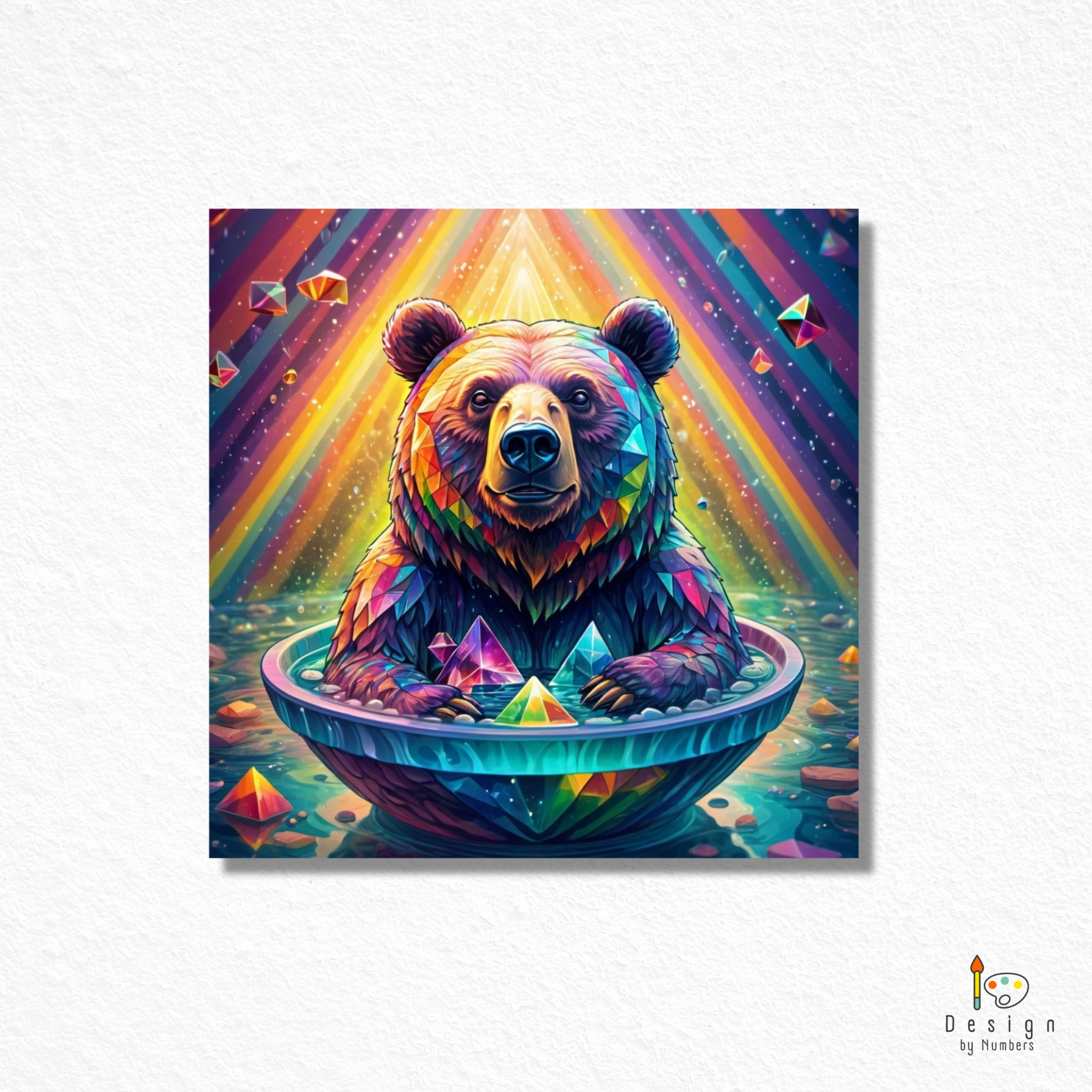 Rainbow Reflections- Paint By Numbers