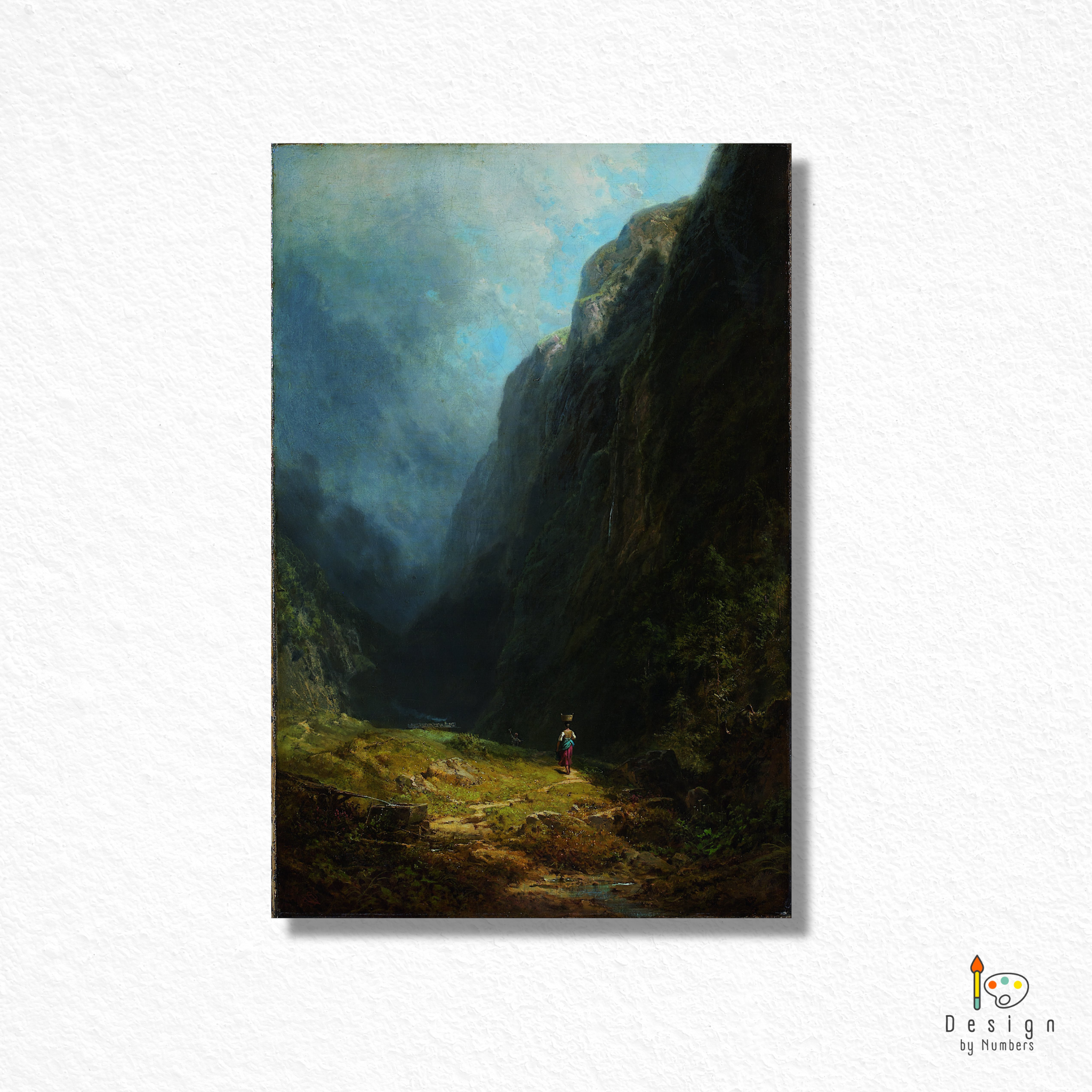 In the Alpine High Valley- Carl Spitzweg- Paint by Numbers