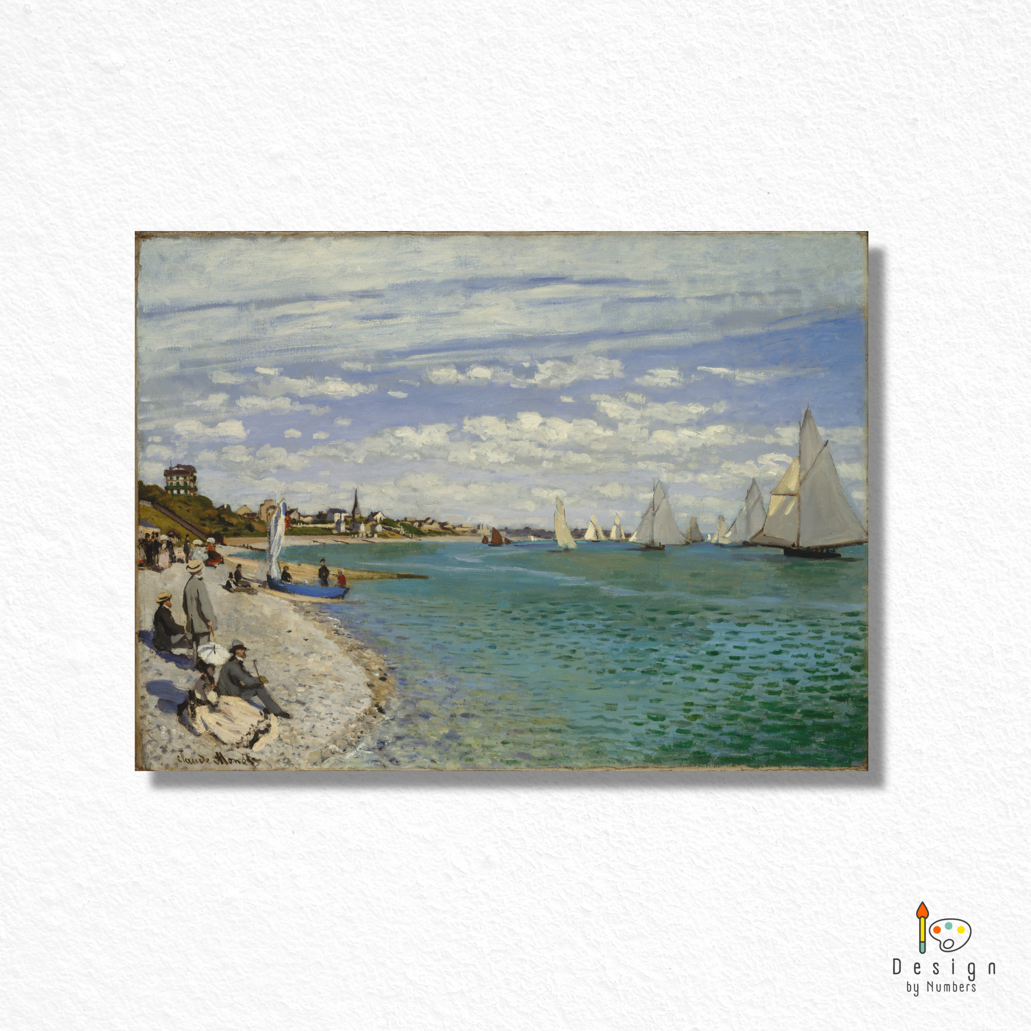 Regatta at Sainte - Claude Monet - Paint by Numbers