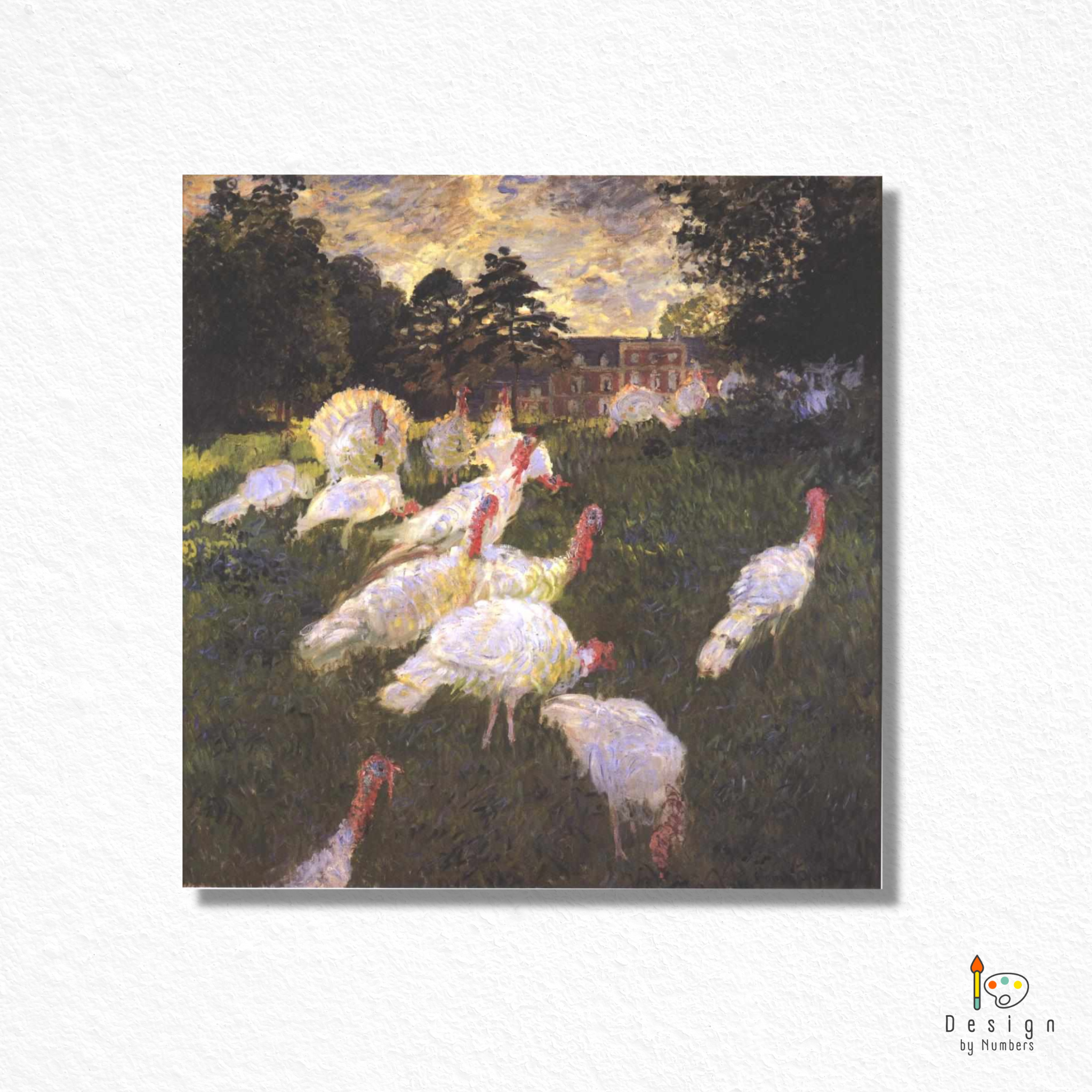 The Turkeys- Claude Monet- Paint by Numbers