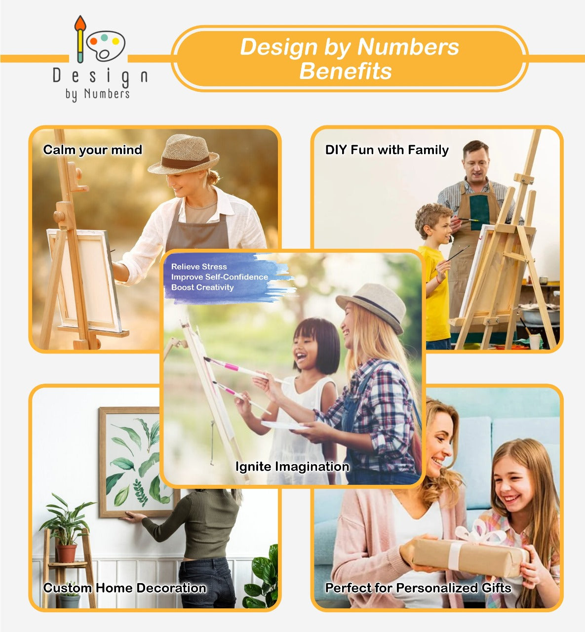 Mona Lisa - Leonardo da Vinci - Paint by Numbers