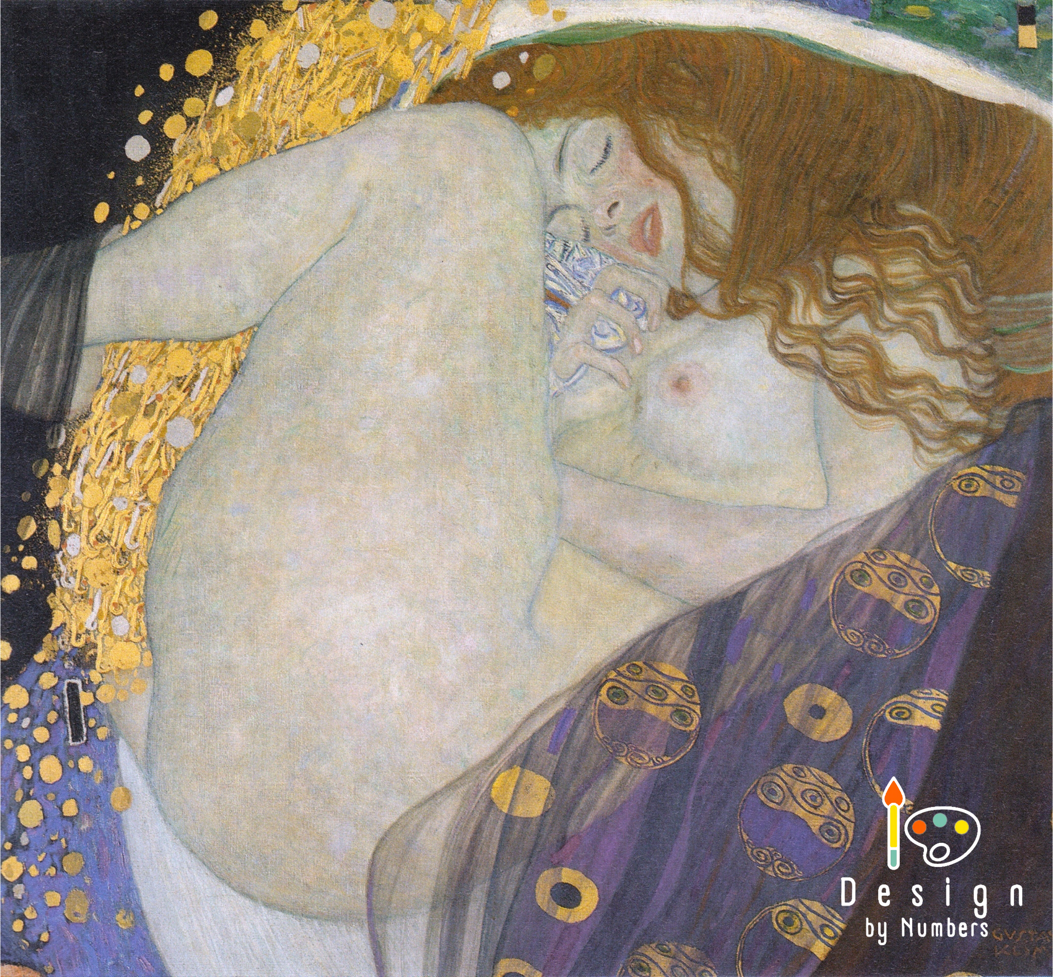 Danae - Gustav Klimt - Paint by Numbers