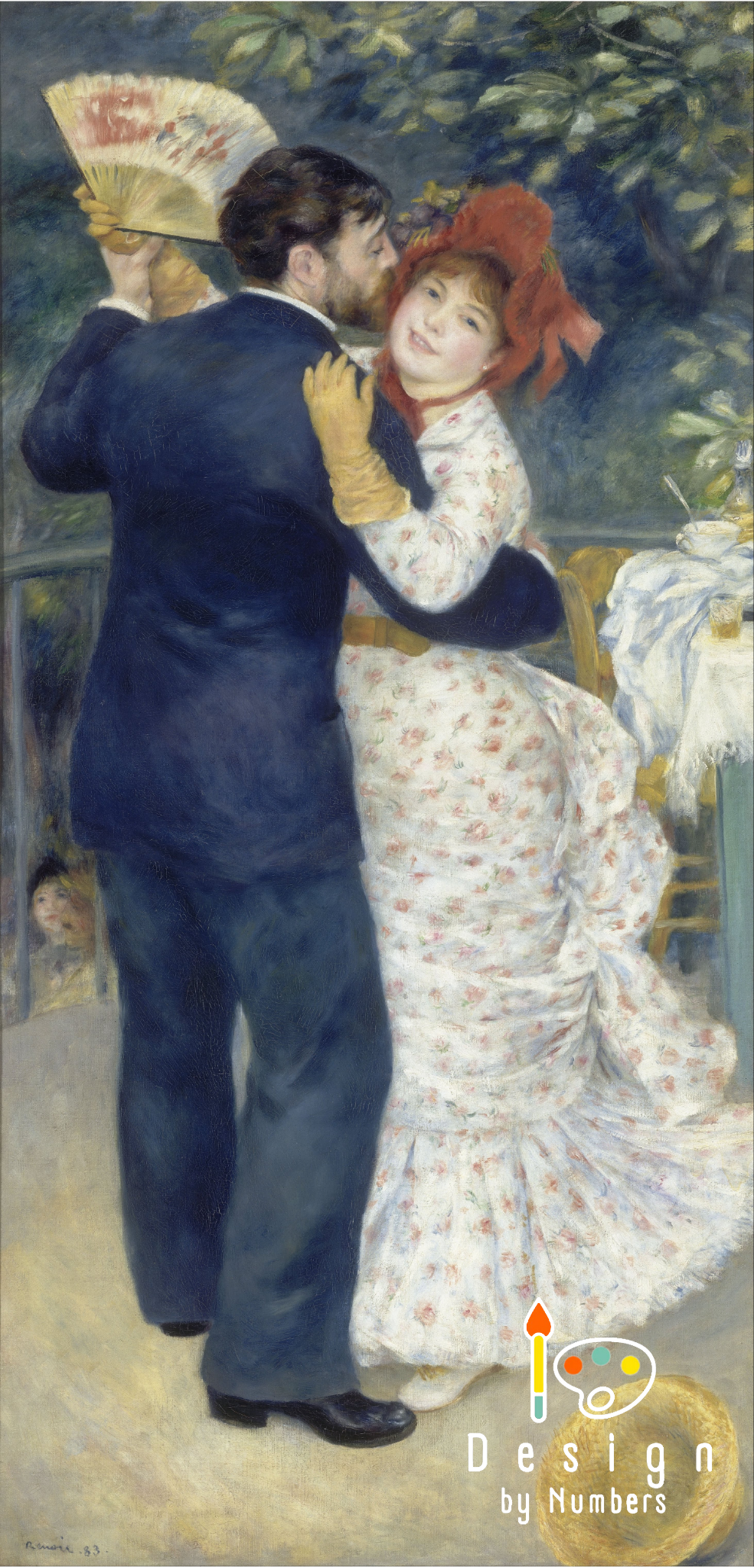 Dance in the Country - Pierre-Auguste Renoir - Paint by Numbers