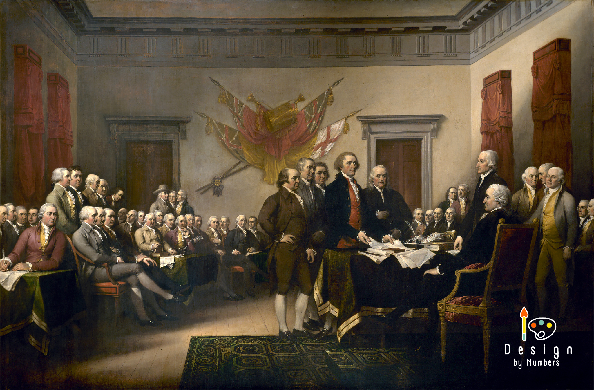 Declaration of Independence - John Trumbull - Paint by Numbers