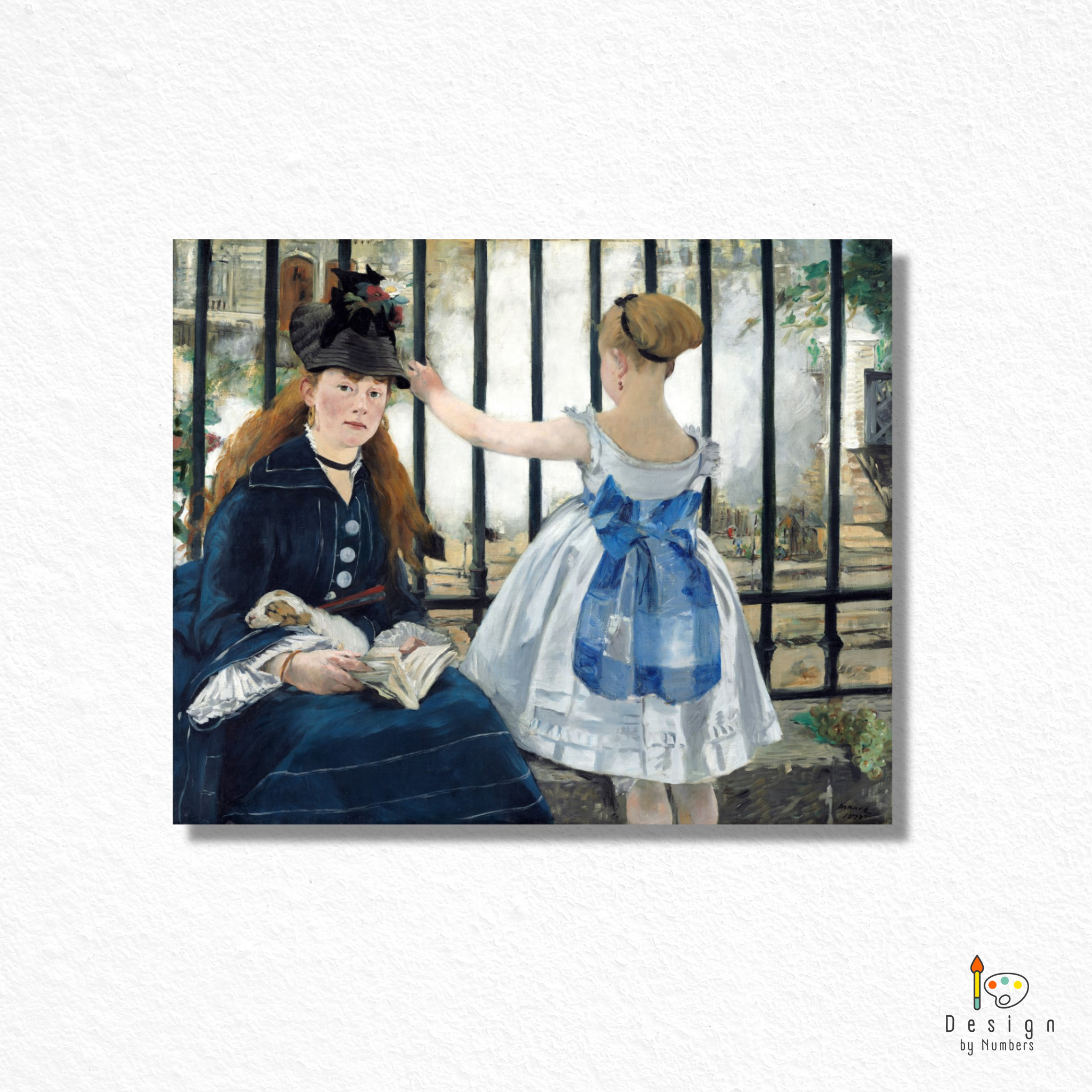The Railway - Edouard Manet - Paint by Numbers