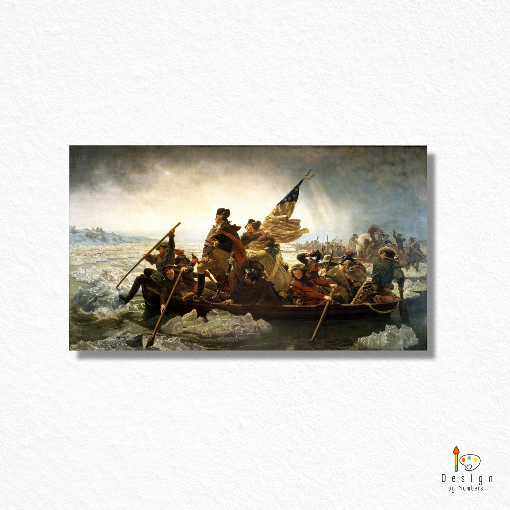 Washington Crossing the Delaware - Emanuel Leutze - Paint by Numbers