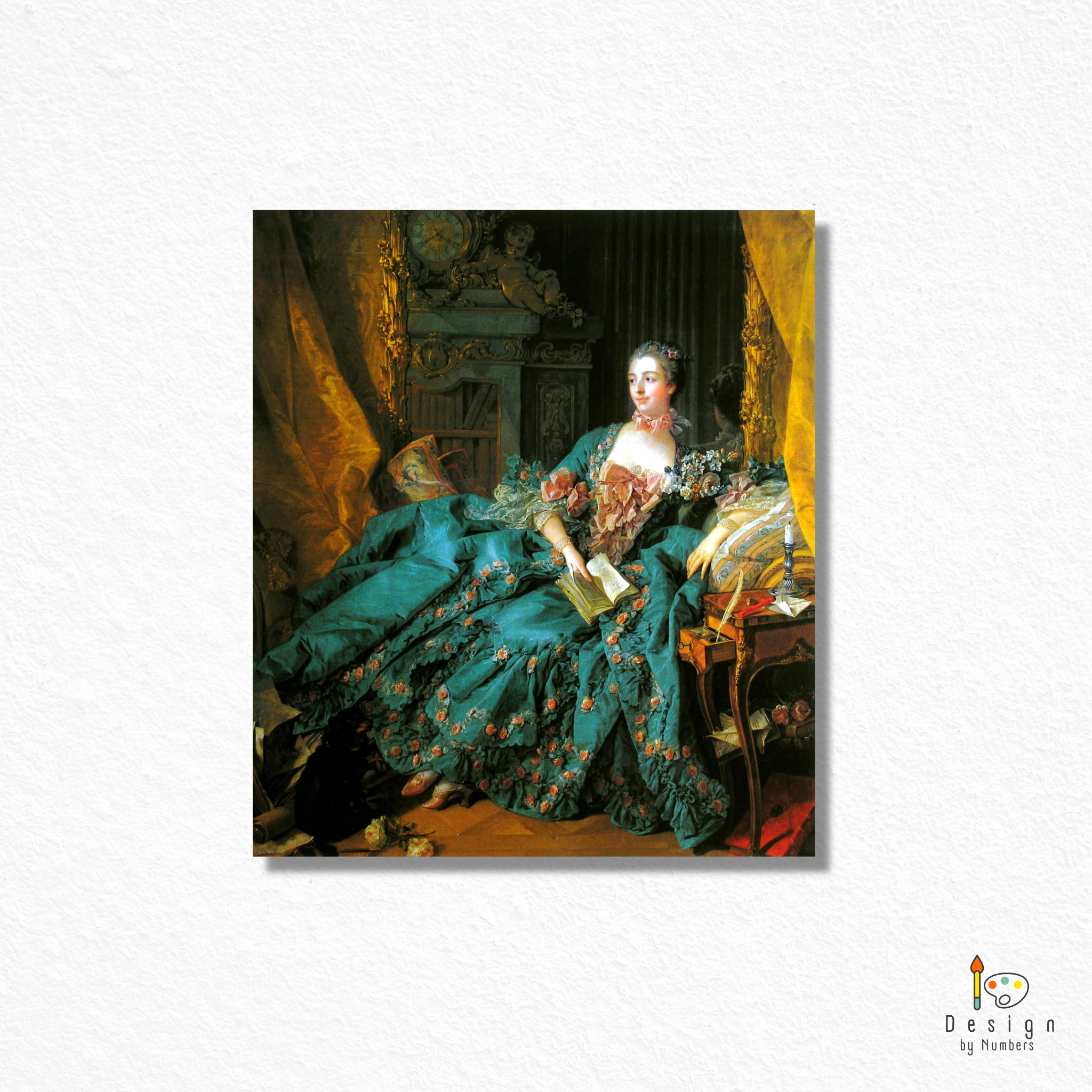 Marquise de Pompadour - François Boucher - Paint by Numbers