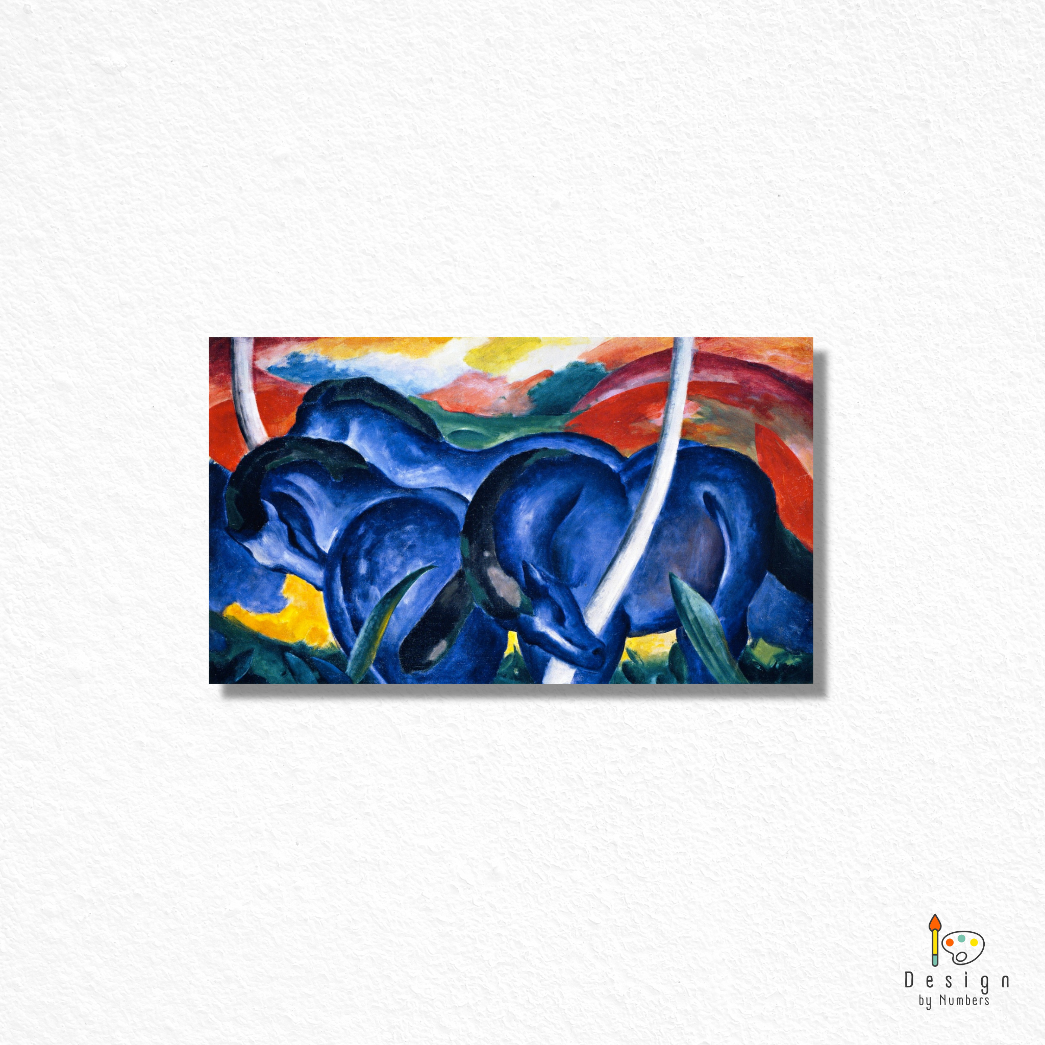 Blue Horses- Franz Marc- Paint by Numbers