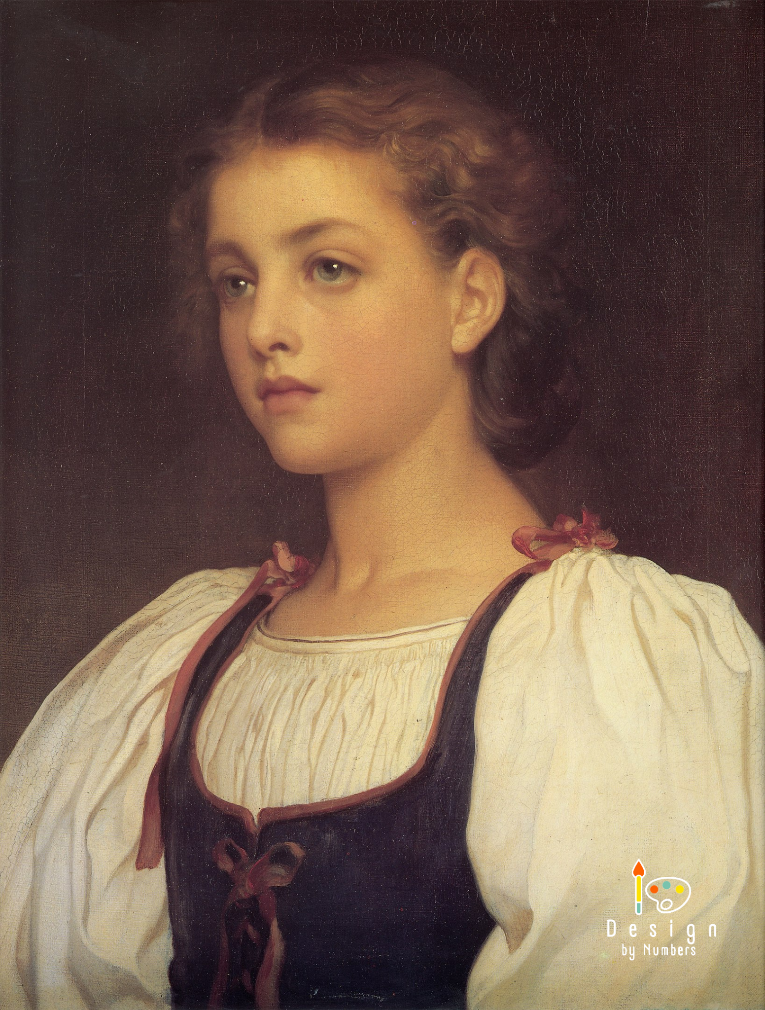 Biondina- Frederic Leighton- Paint by Numbers