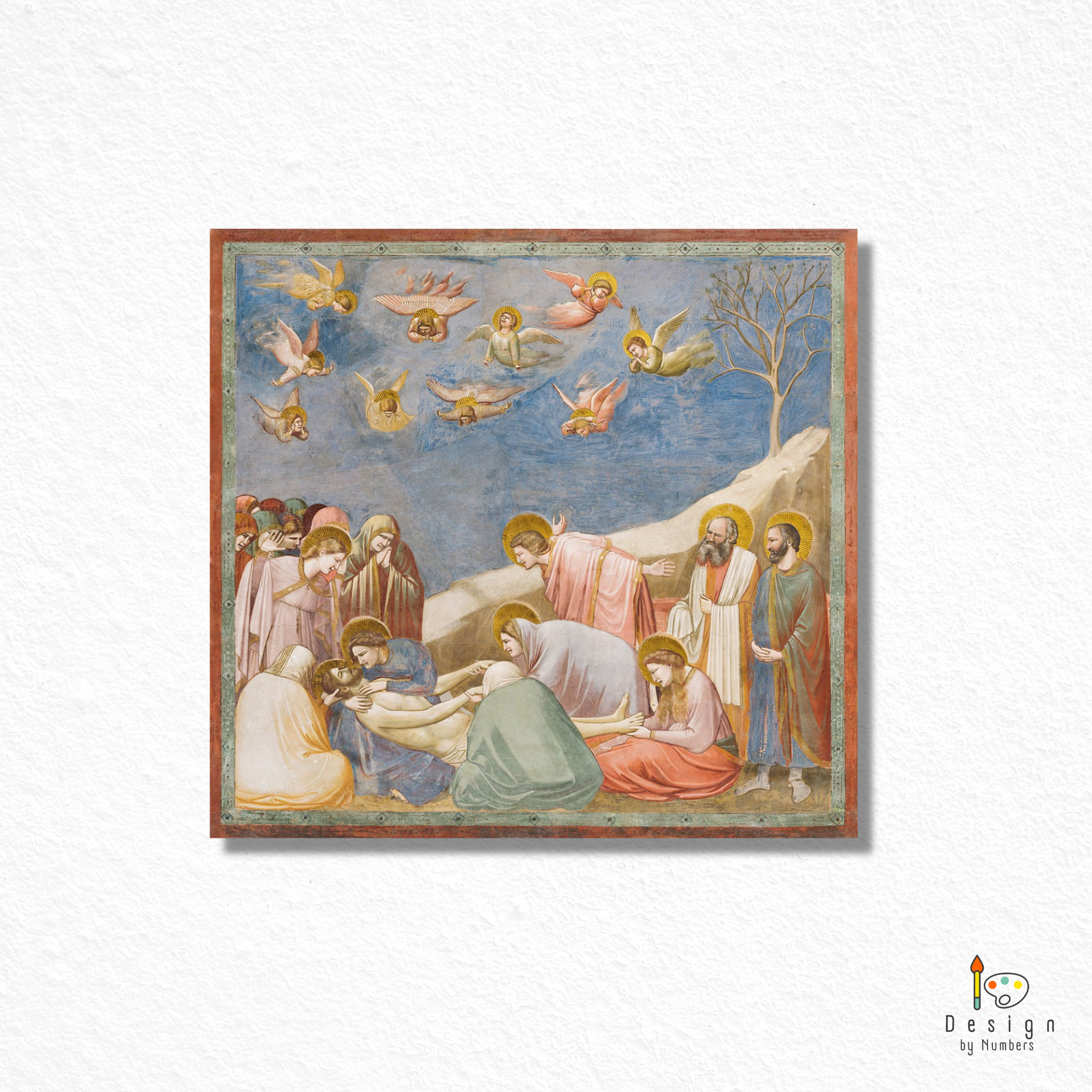 Lamentation (The Mourning of Christ)- Giotto di Bondone- Paint by Numbers