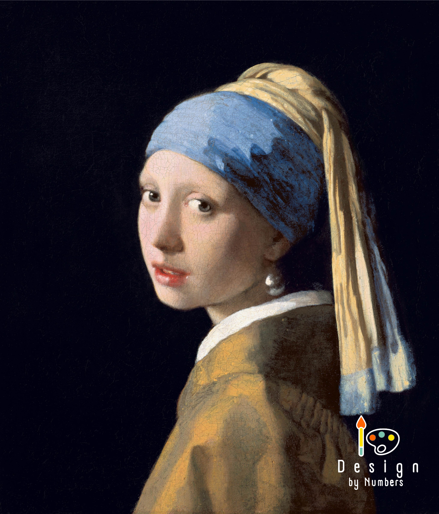 Girl with a Pearl Earring - Johannes Vermeer - Paint by Numbers