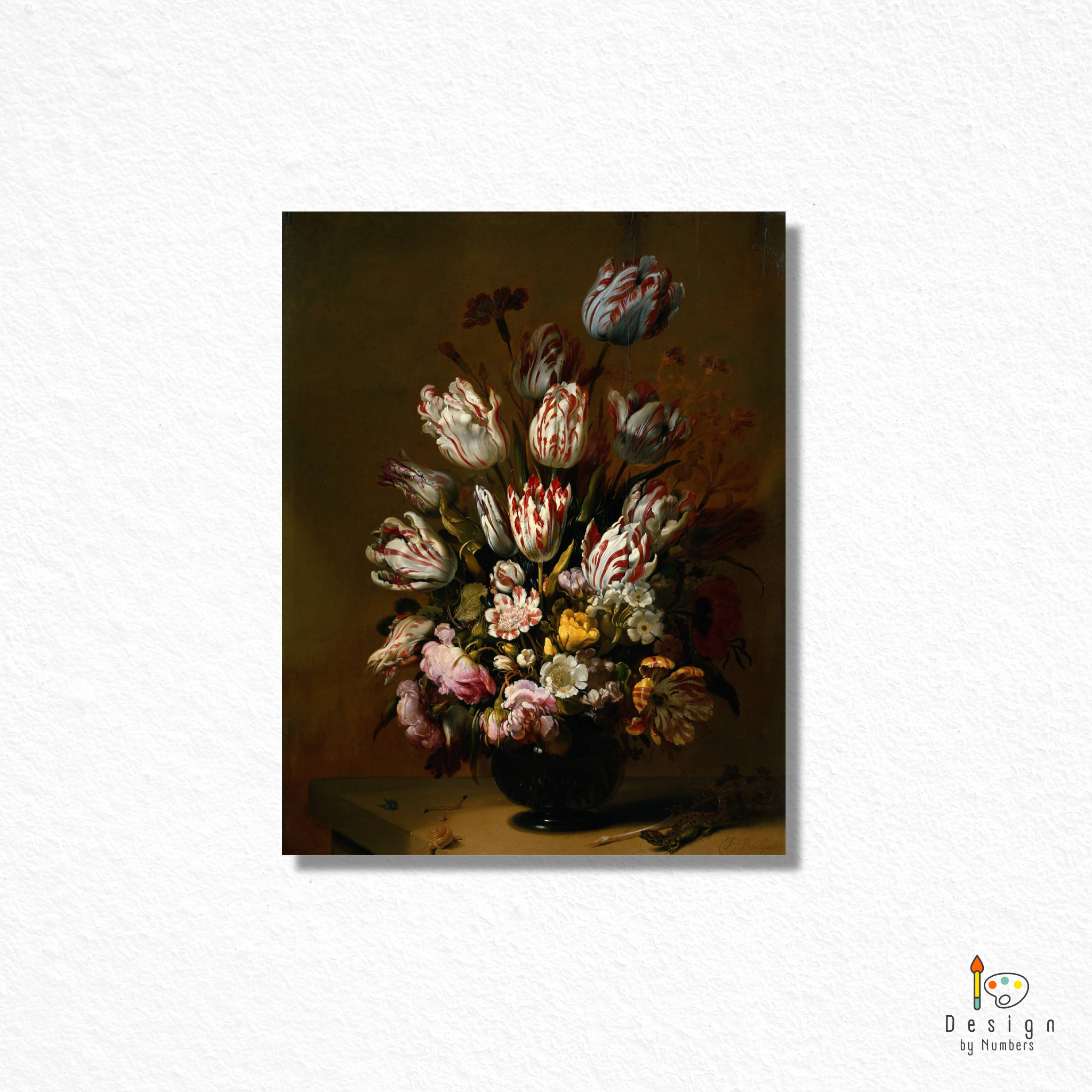 Still Life with Flowers - Hans Bollongier - Paint by Numbers