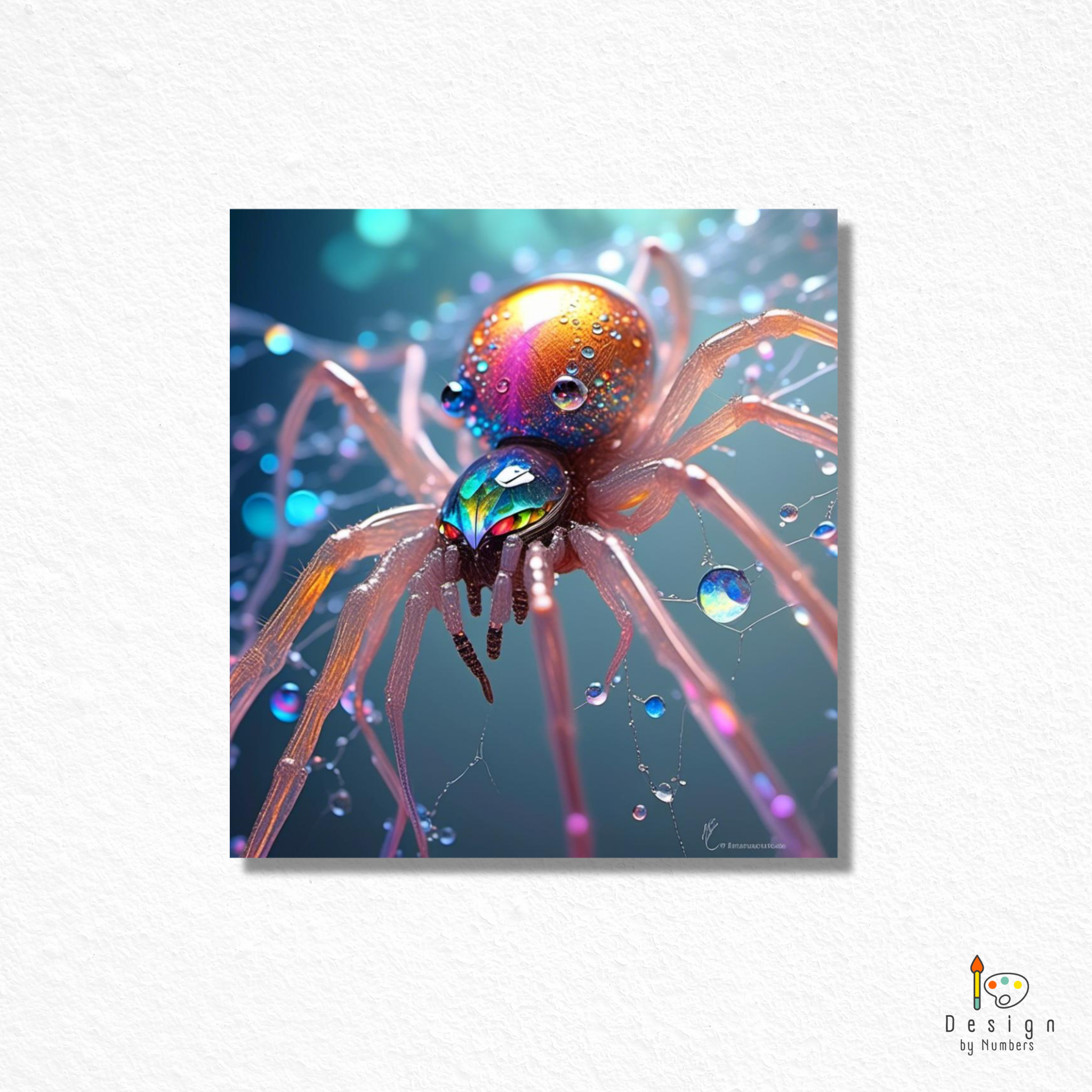 Iridescent Spider - Paint by Numbers