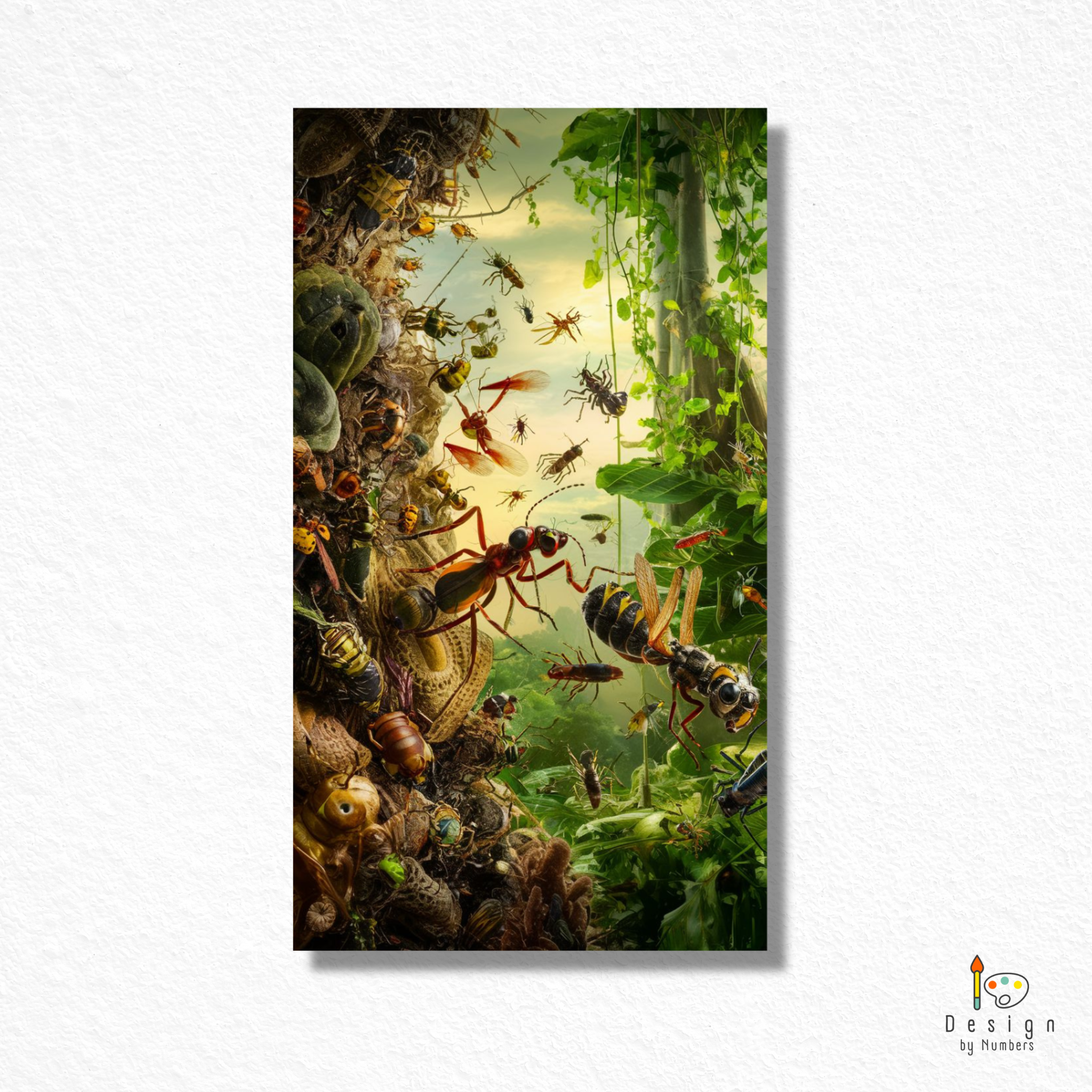 Tiny Titans of the Trees - Design by Numbers - Paint by Numbers