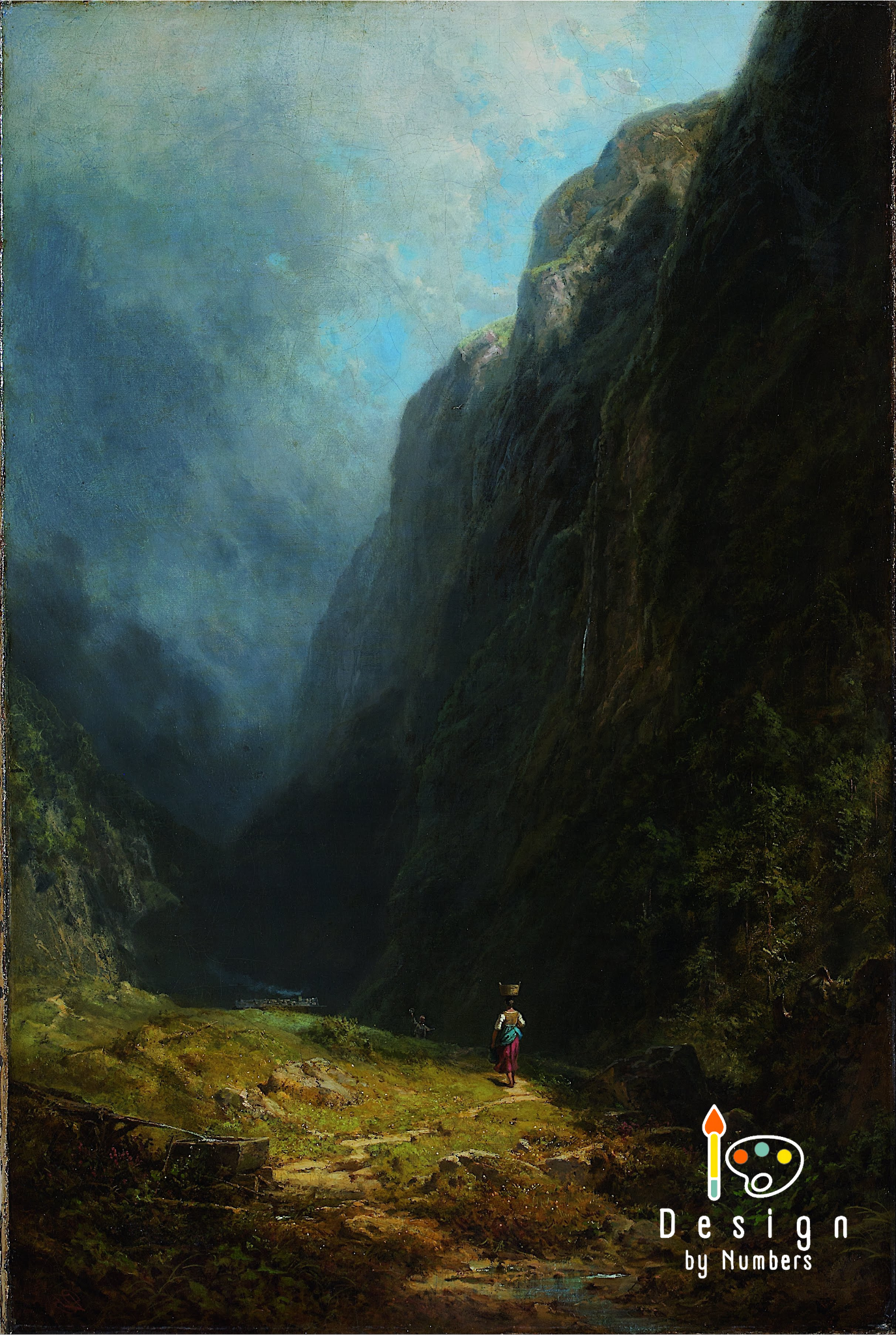 In the Alpine High Valley- Carl Spitzweg- Paint by Numbers