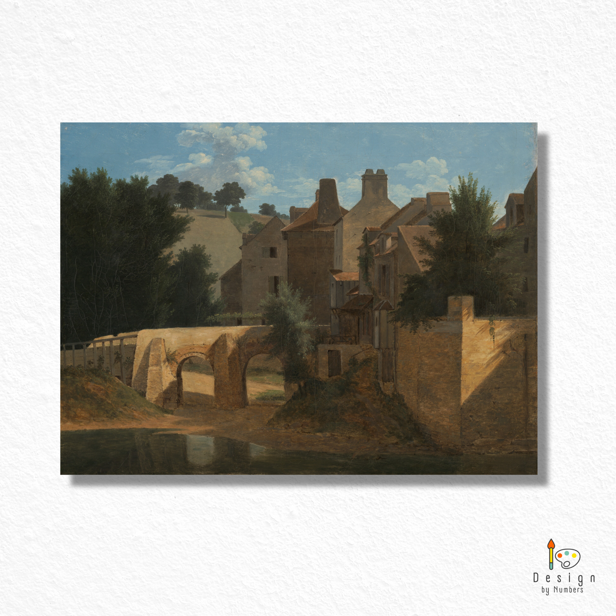 View in the Ile - Jean-Victor Bertin - Paint by Numbers