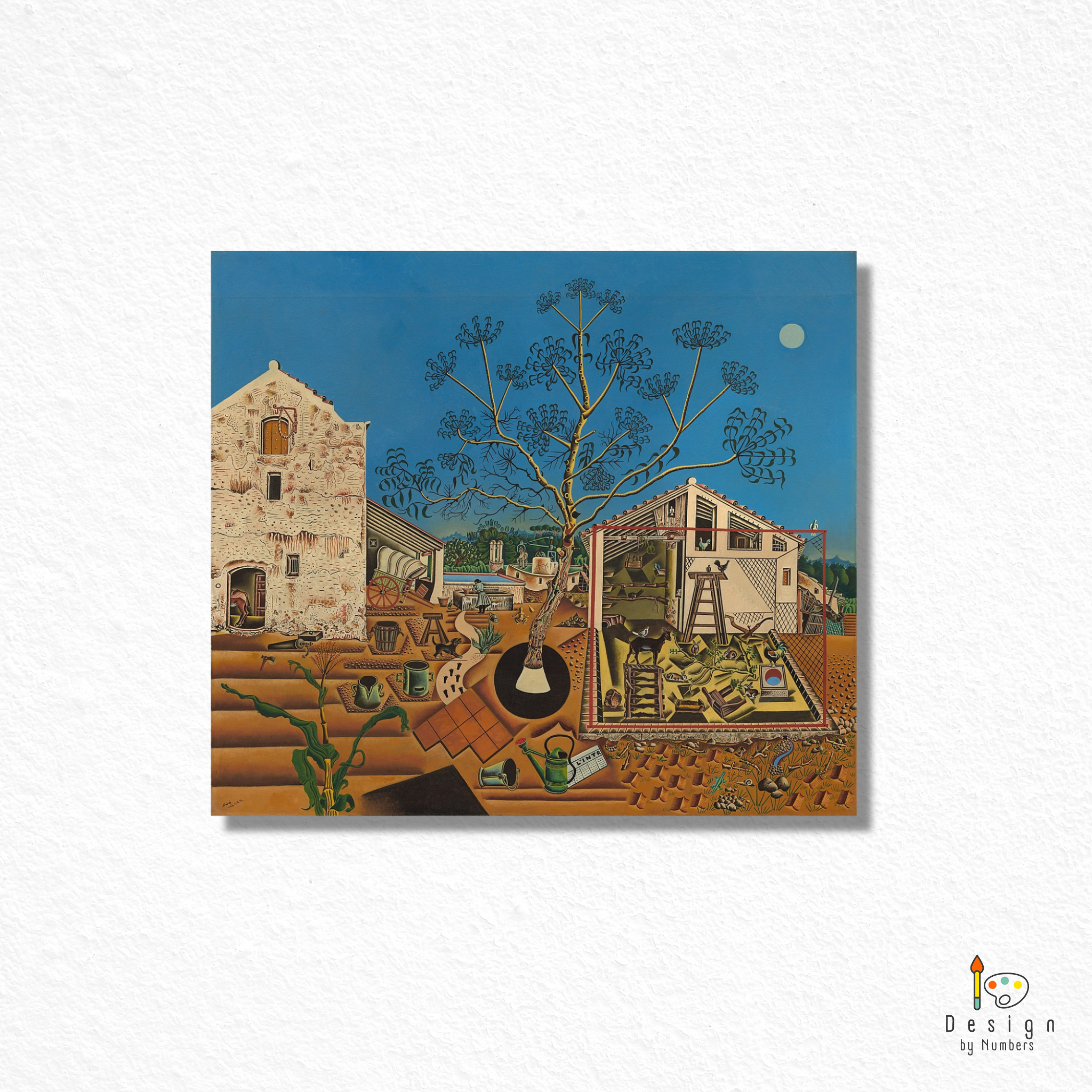 The Farm - Joan Miro - Paint by Numbers