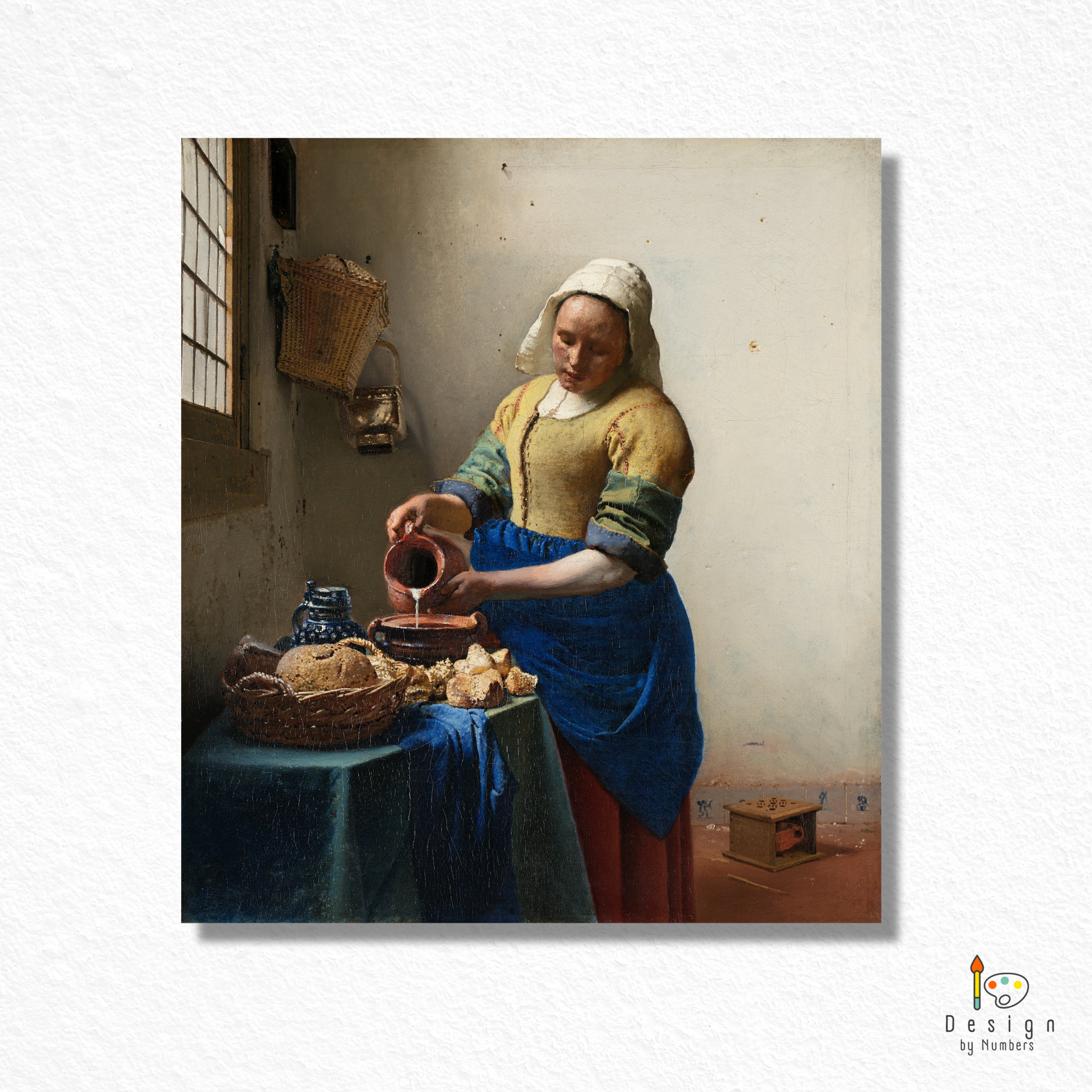 The Milkmaid - Johannes Vermeer - Paint by Numbers