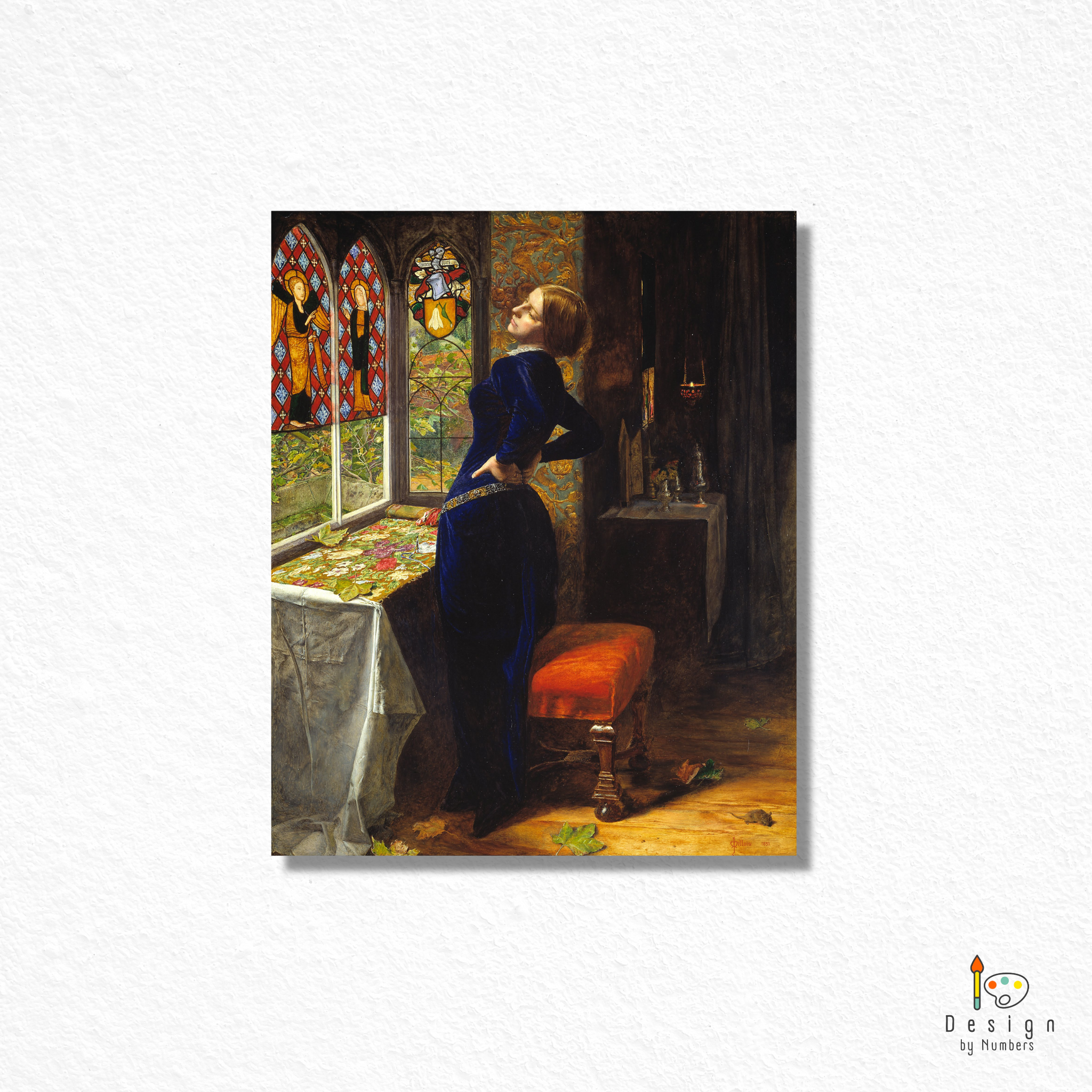 Mariana - John Everett Millais - Paint by Numbers