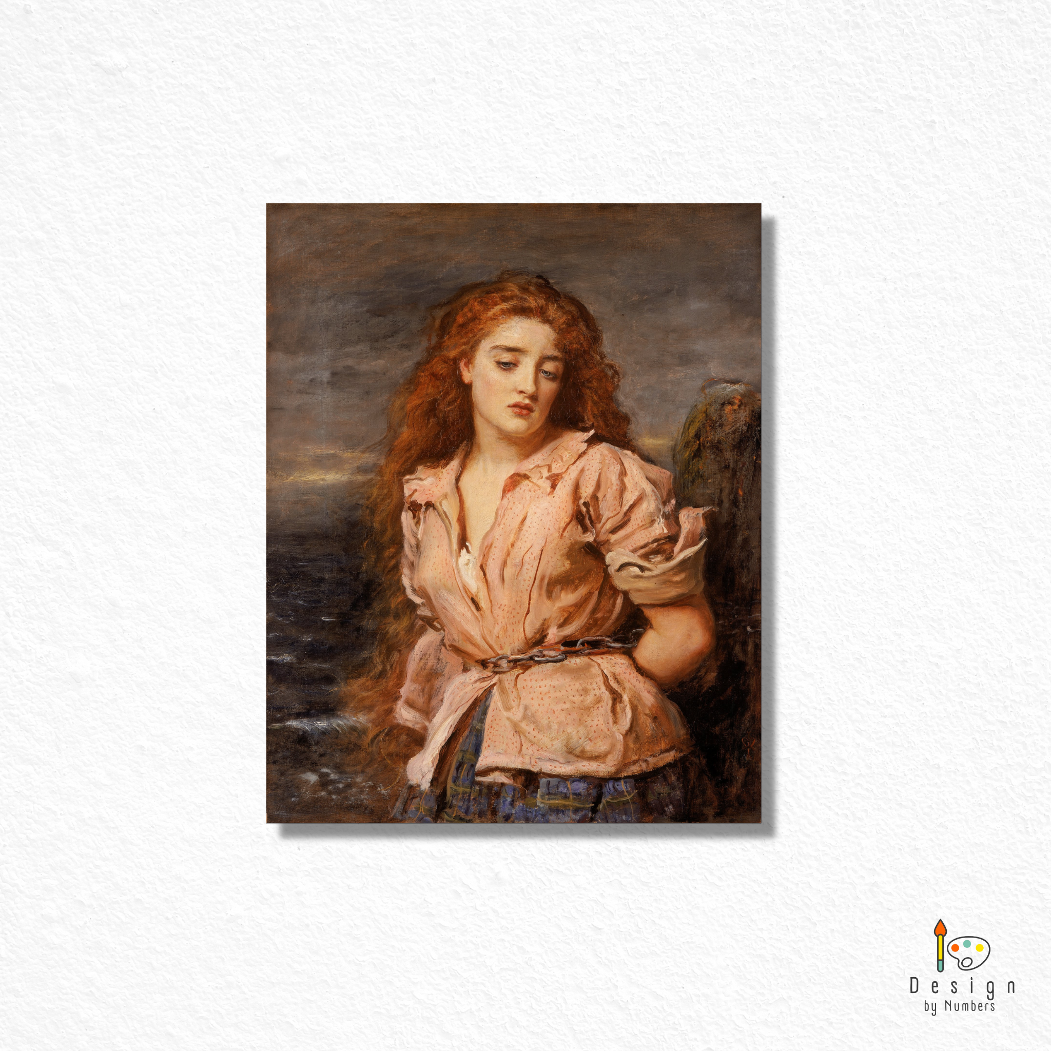 The Martyr of the Solway- John Everett Millais- Paint by Numbers
