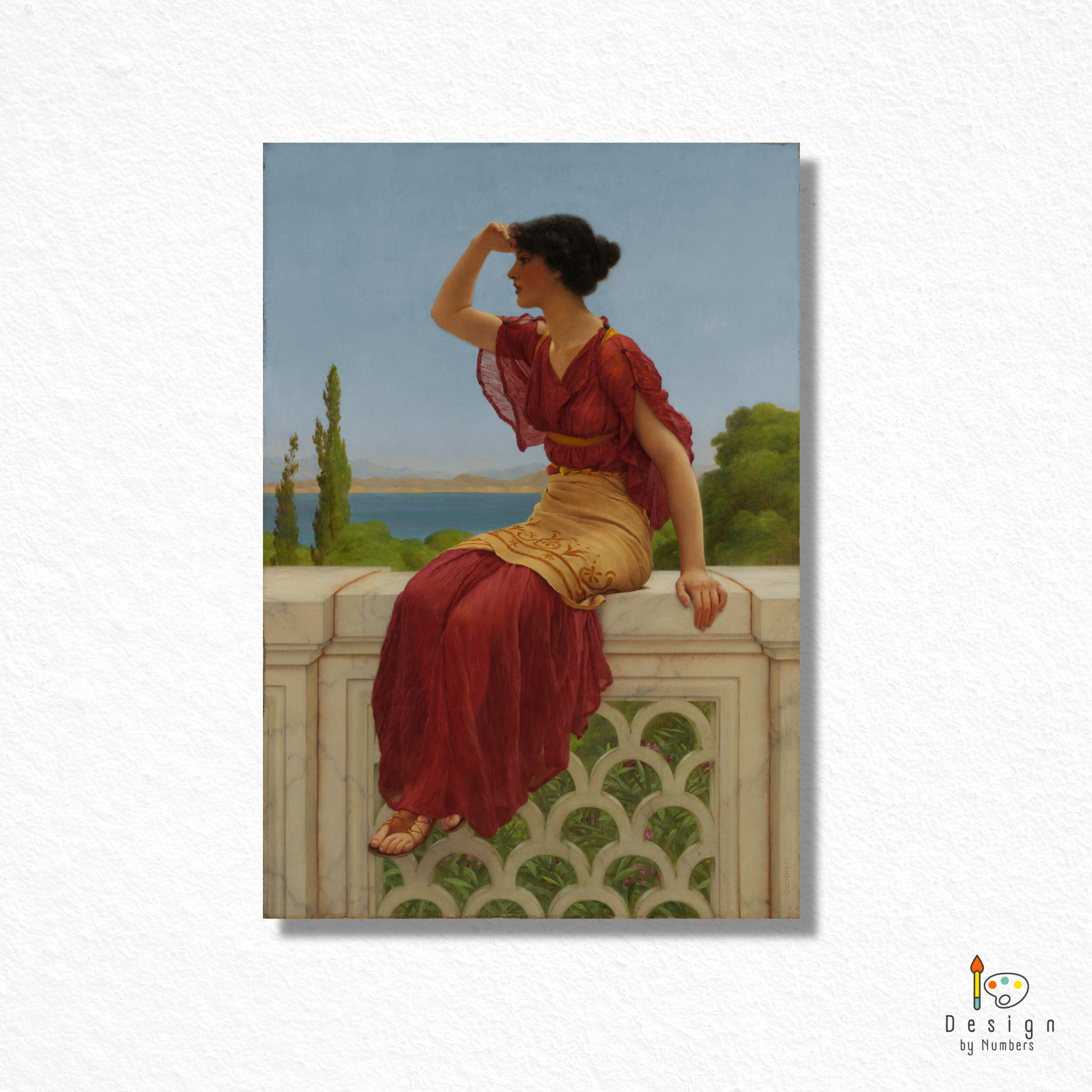 The Signal- John William Godward- Paint by Numbers