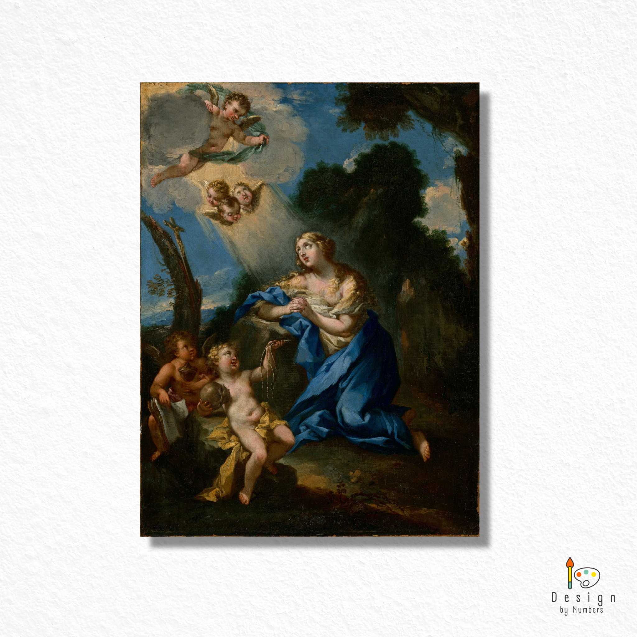 Penitent Magdalene - Michele Rocca - Paint by Numbers