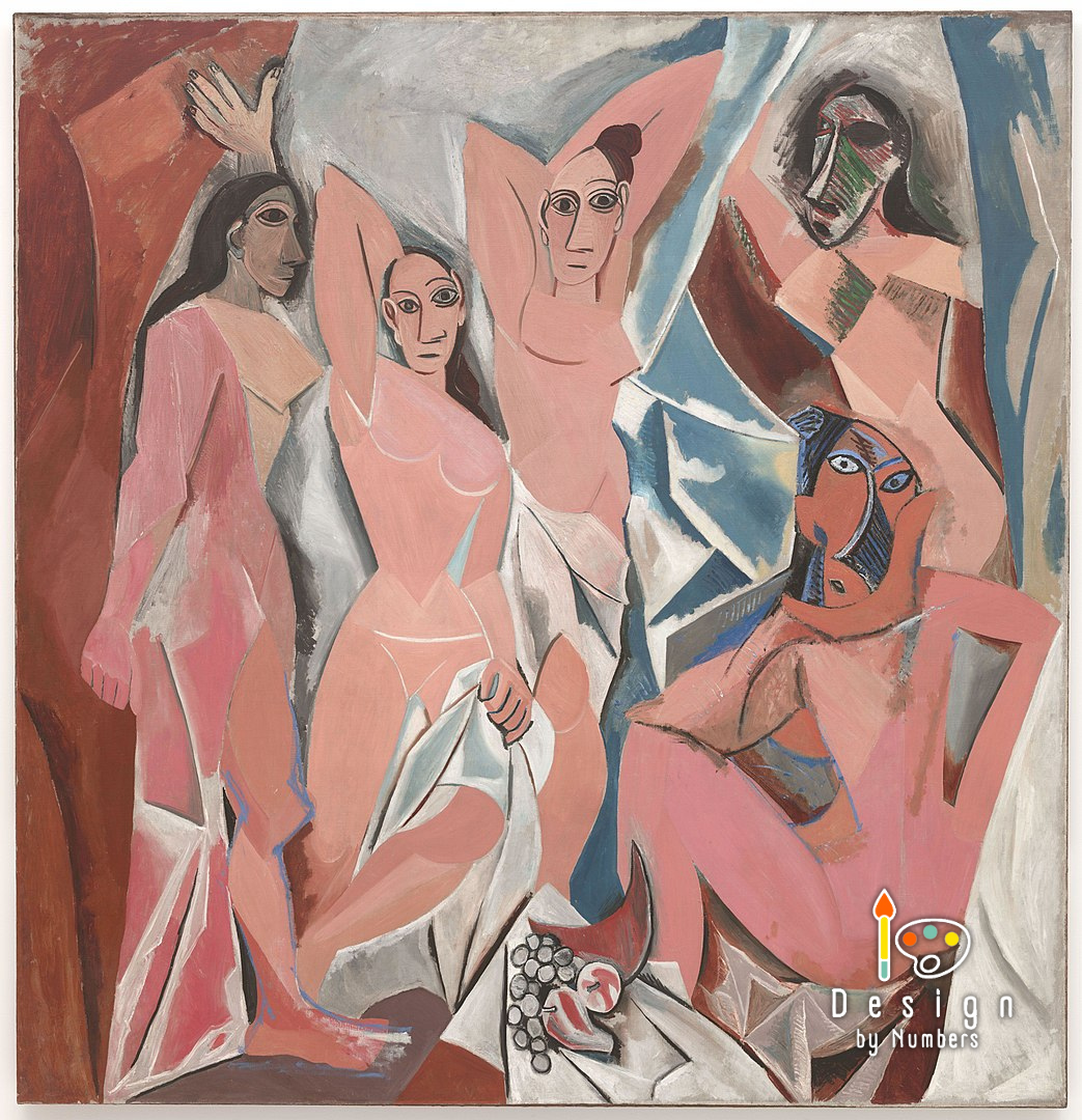 Les Demoiselles d'Avignon - Pablo Picasso - Paint by Numbers
