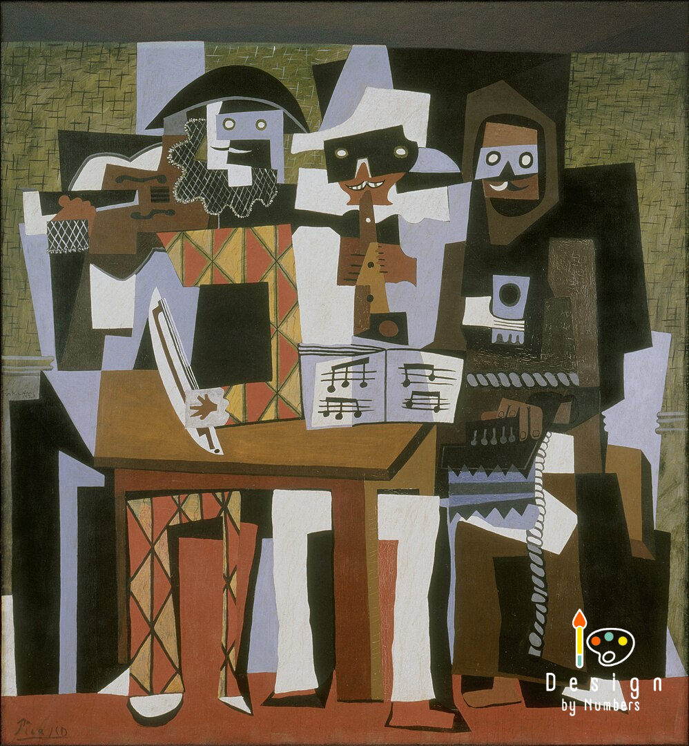 Nous Autres Musiciens (Three Musicians) - Pablo Picasso - Paint by Numbers