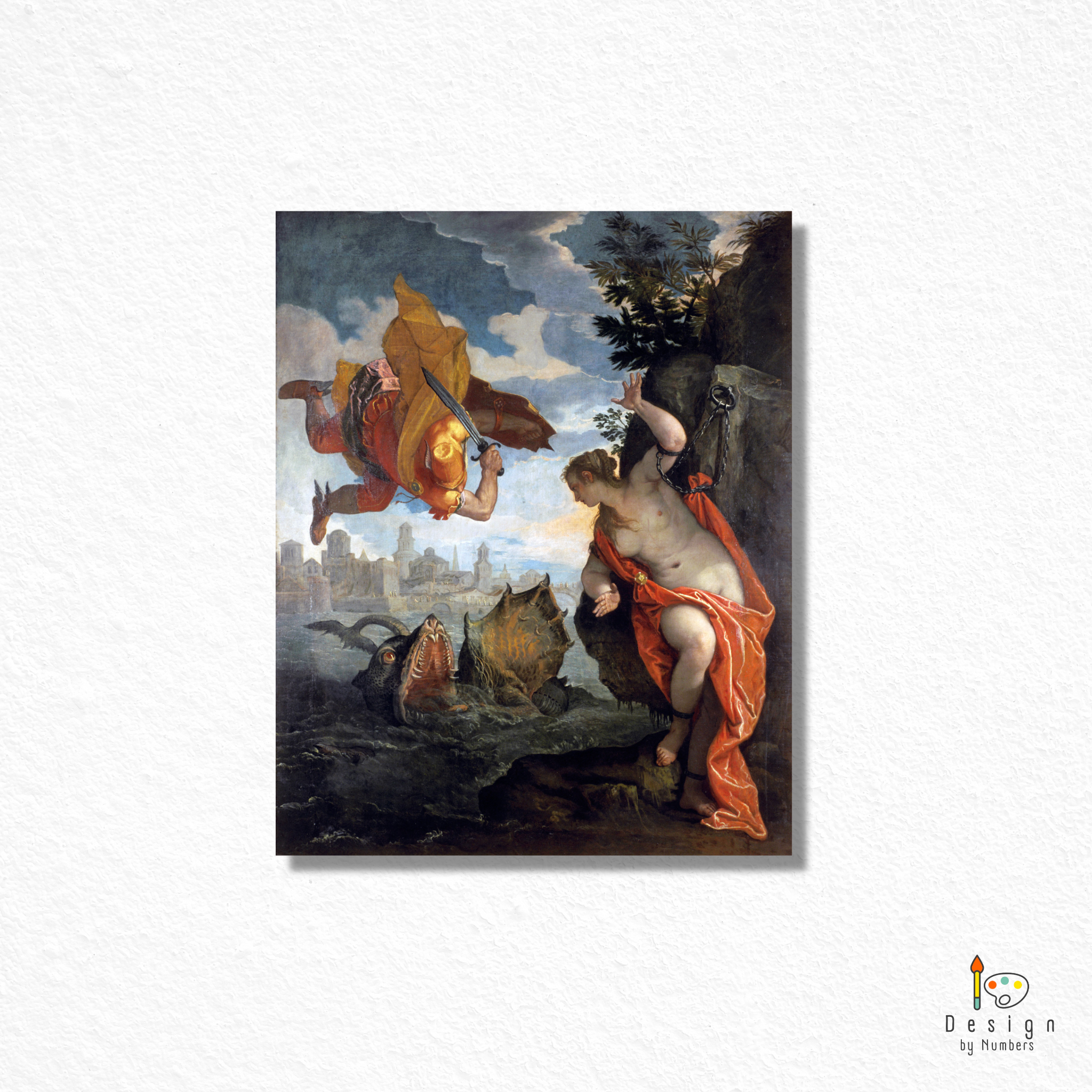 Perseus and Andromeda - Paolo Veronese - Paint by Numbers