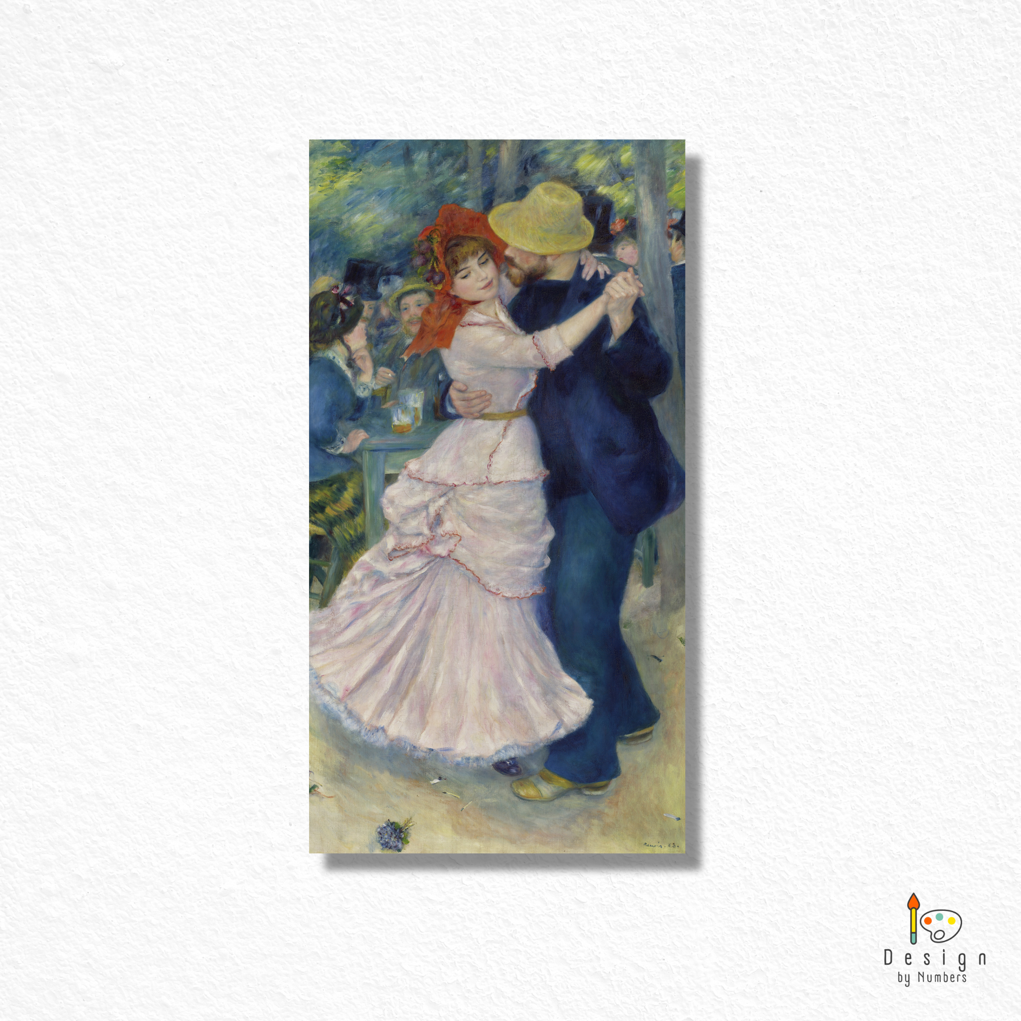 Dance At Bougival - Pierre-Auguste Renoir - Paint by Numbers