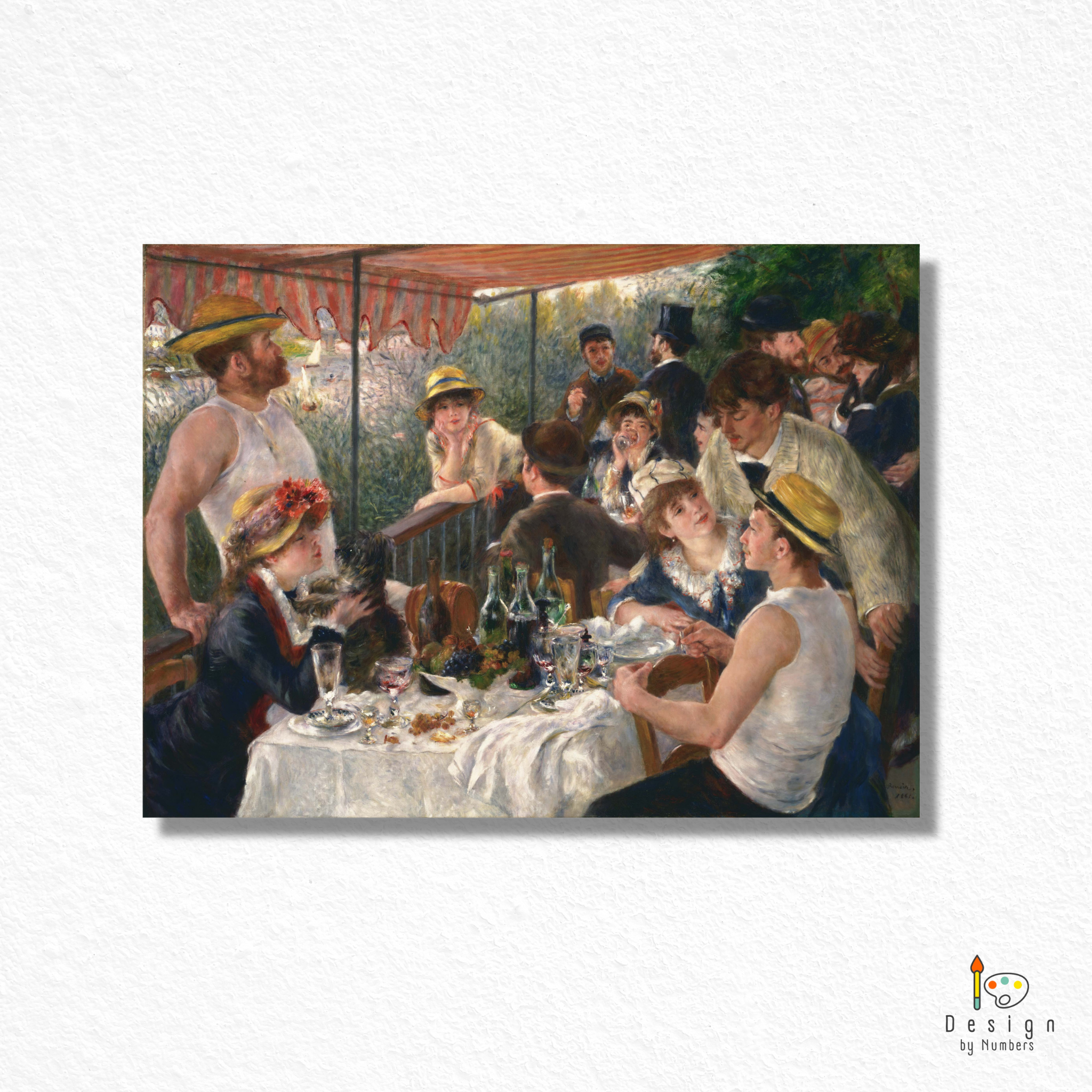 Luncheon of the Boating Party- Pierre-Auguste Renoir- Paint by Numbers