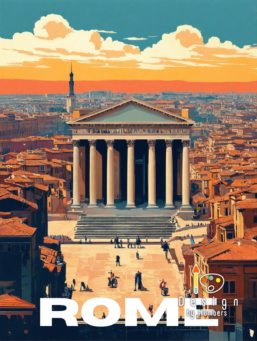 Rome Italy - Paint by Numbers