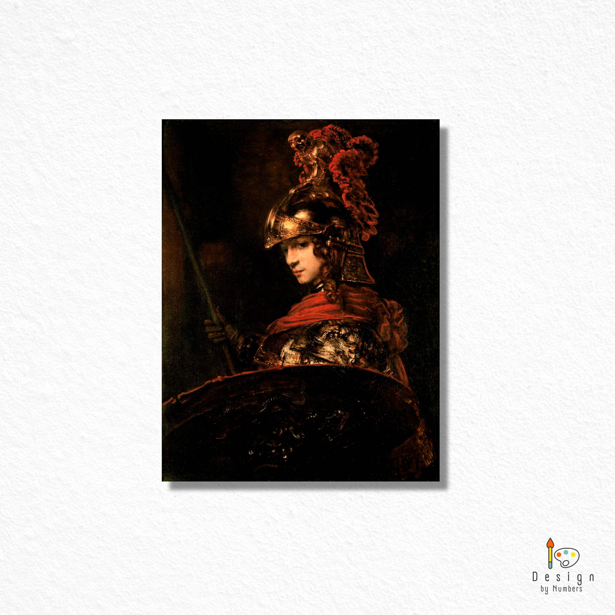 Pallas Athena - Rembrandt - Paint by Numbers