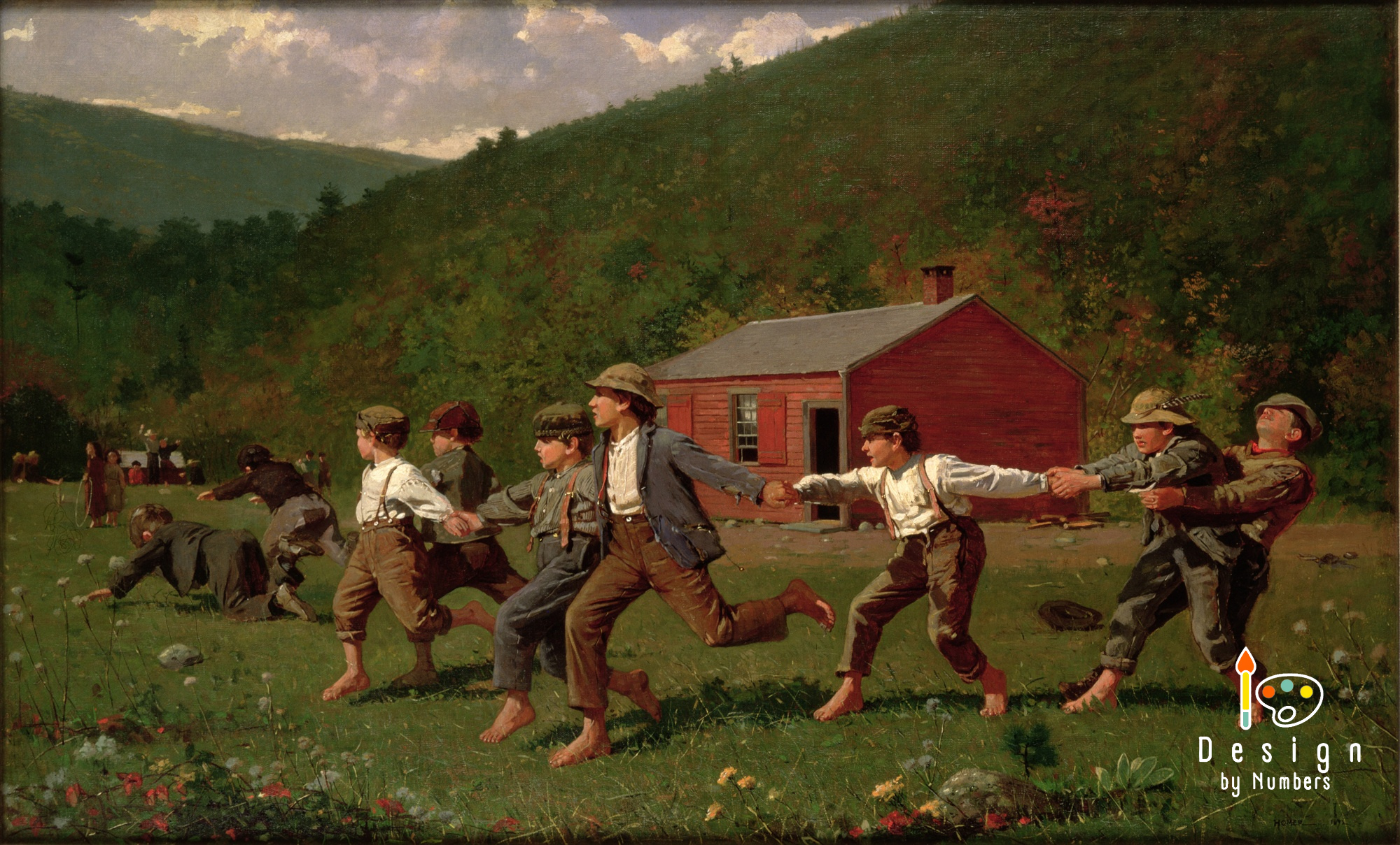 Snap the Whip - Winslow Homer - Paint by Numbers