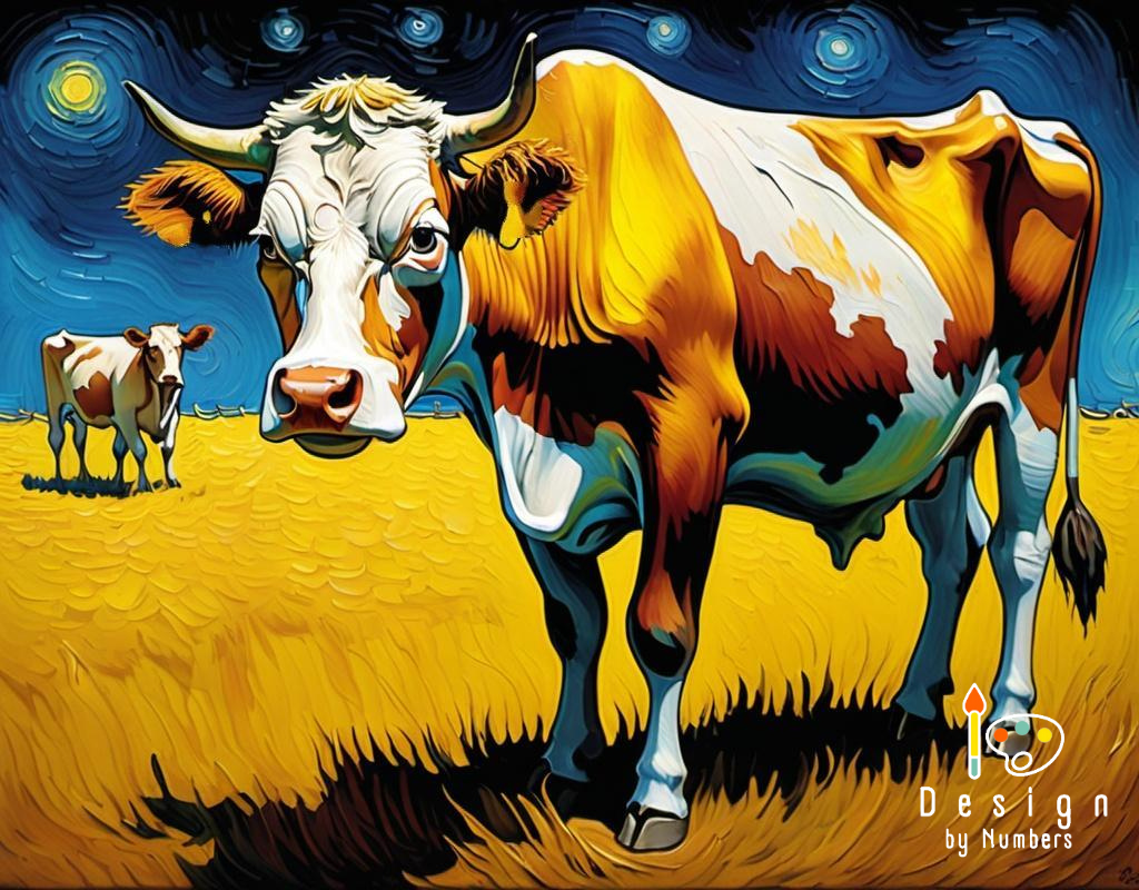 Starry Night in the Pasture- Paint By Numbers