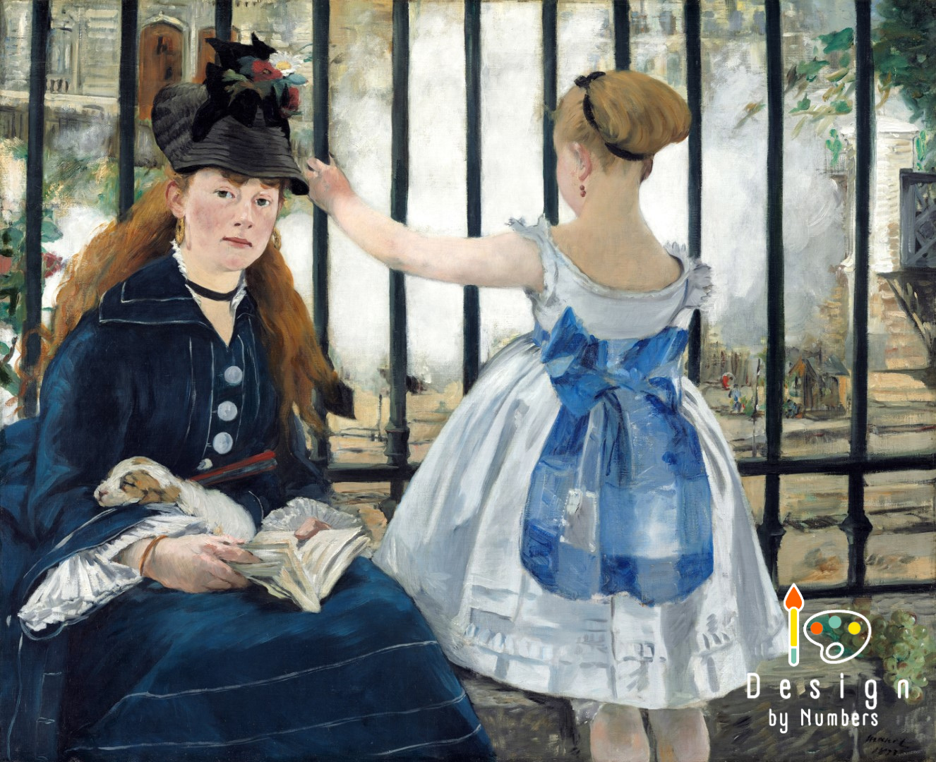 The Railway - Edouard Manet - Paint by Numbers