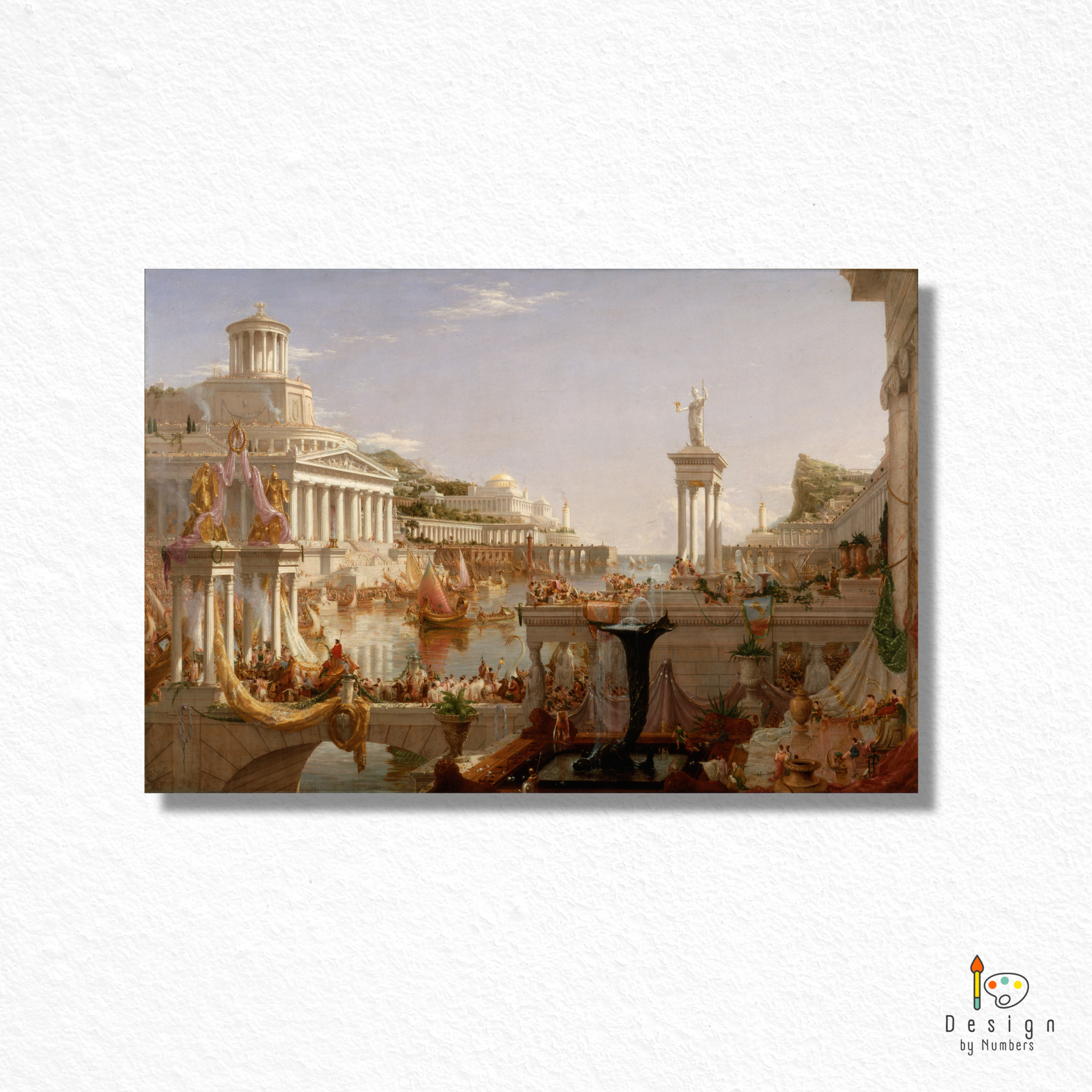 Consummation The Course of the Empire -  Thomas Cole - Paint by Numbers