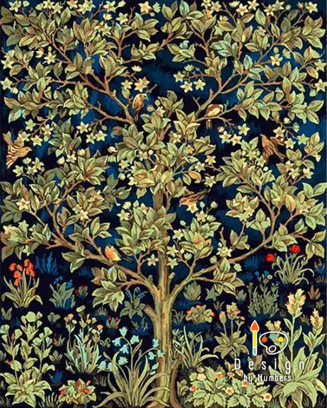 Tree of Life- William Morris- Paint by Numbers