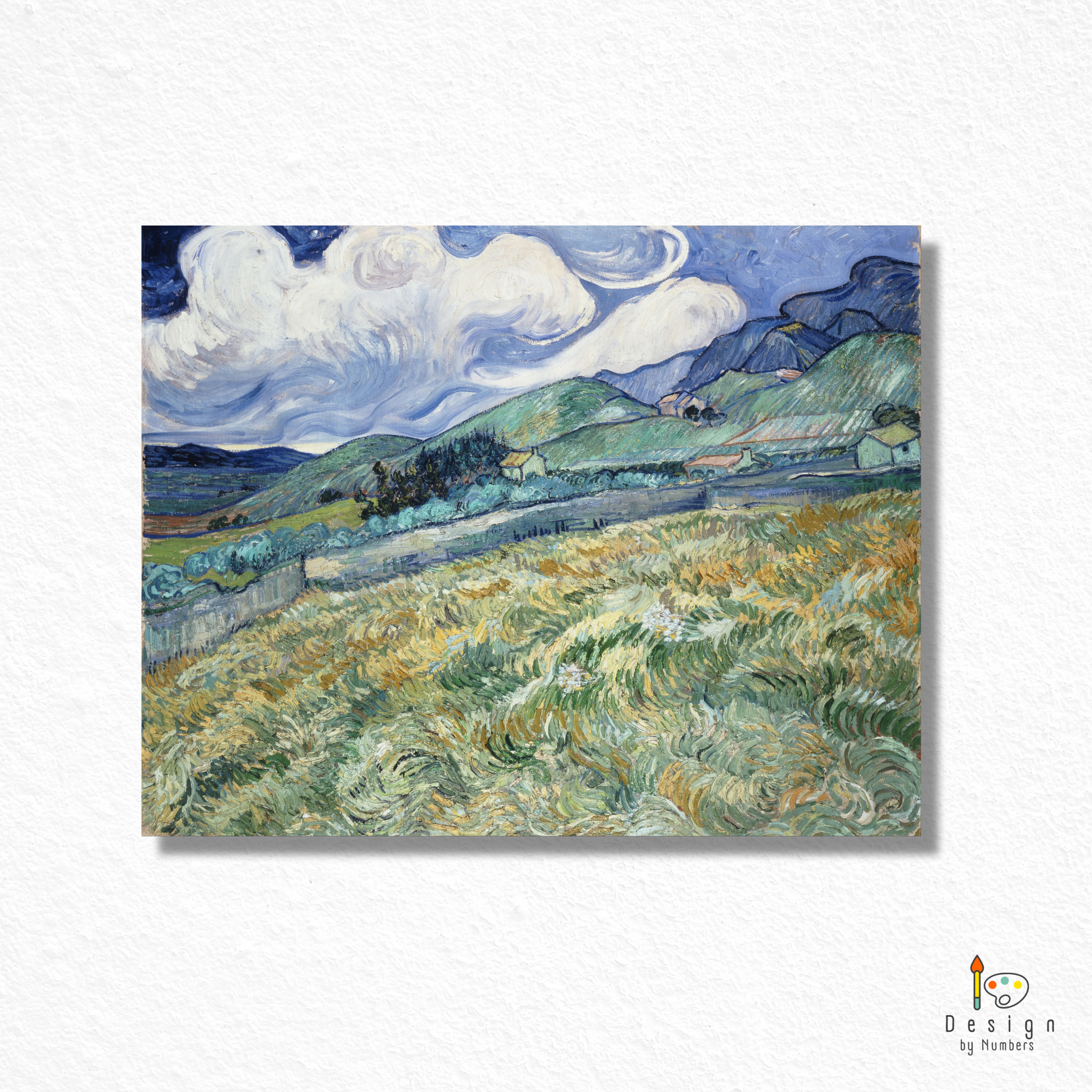 Landscape from Saint-Rémy- Vincent van Gogh- Paint by Numbers