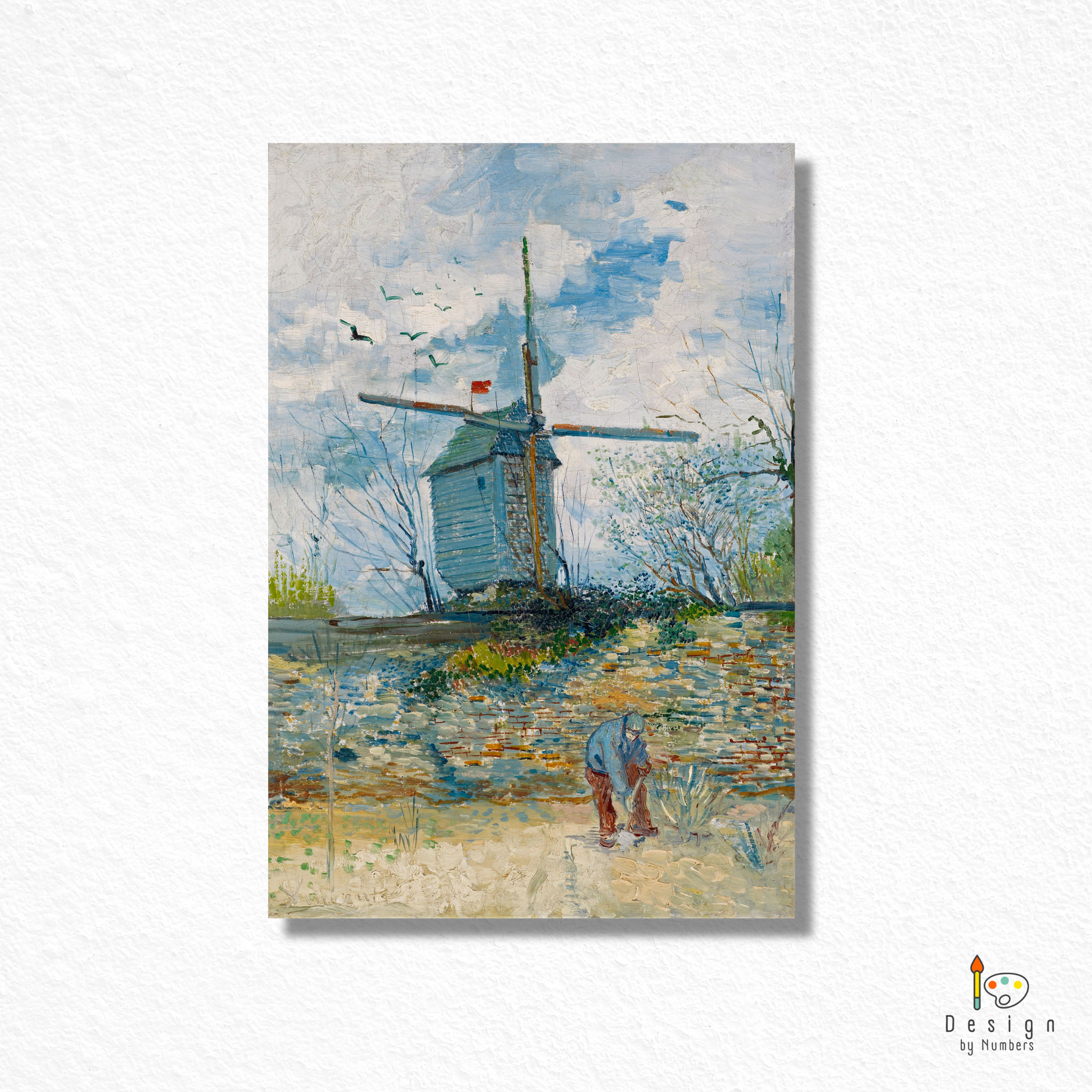 Le Moulin de la Galette - Vincent van Gogh - Paint by Numbers