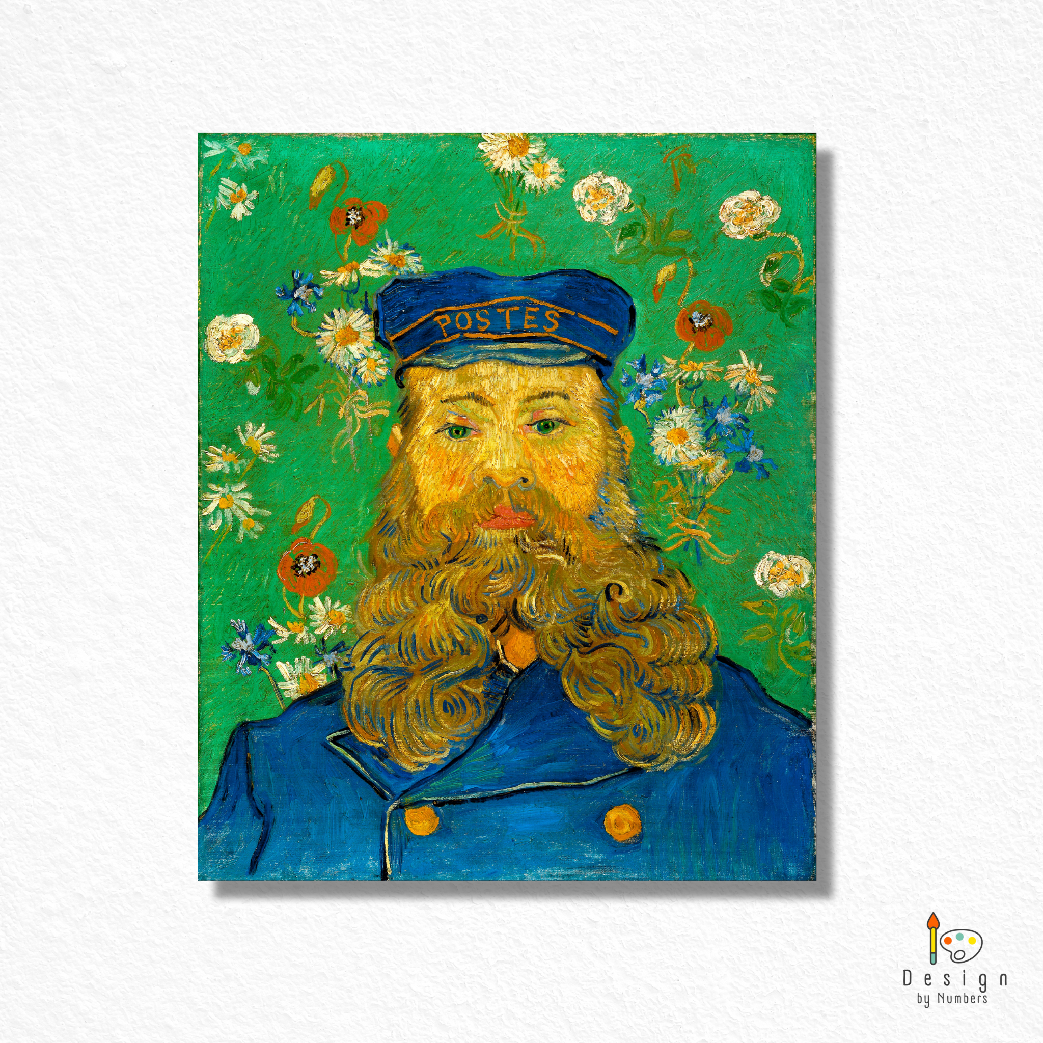 Portrait of the Postman Joseph Roulin - Vincent van Gogh - Paint by Numbers
