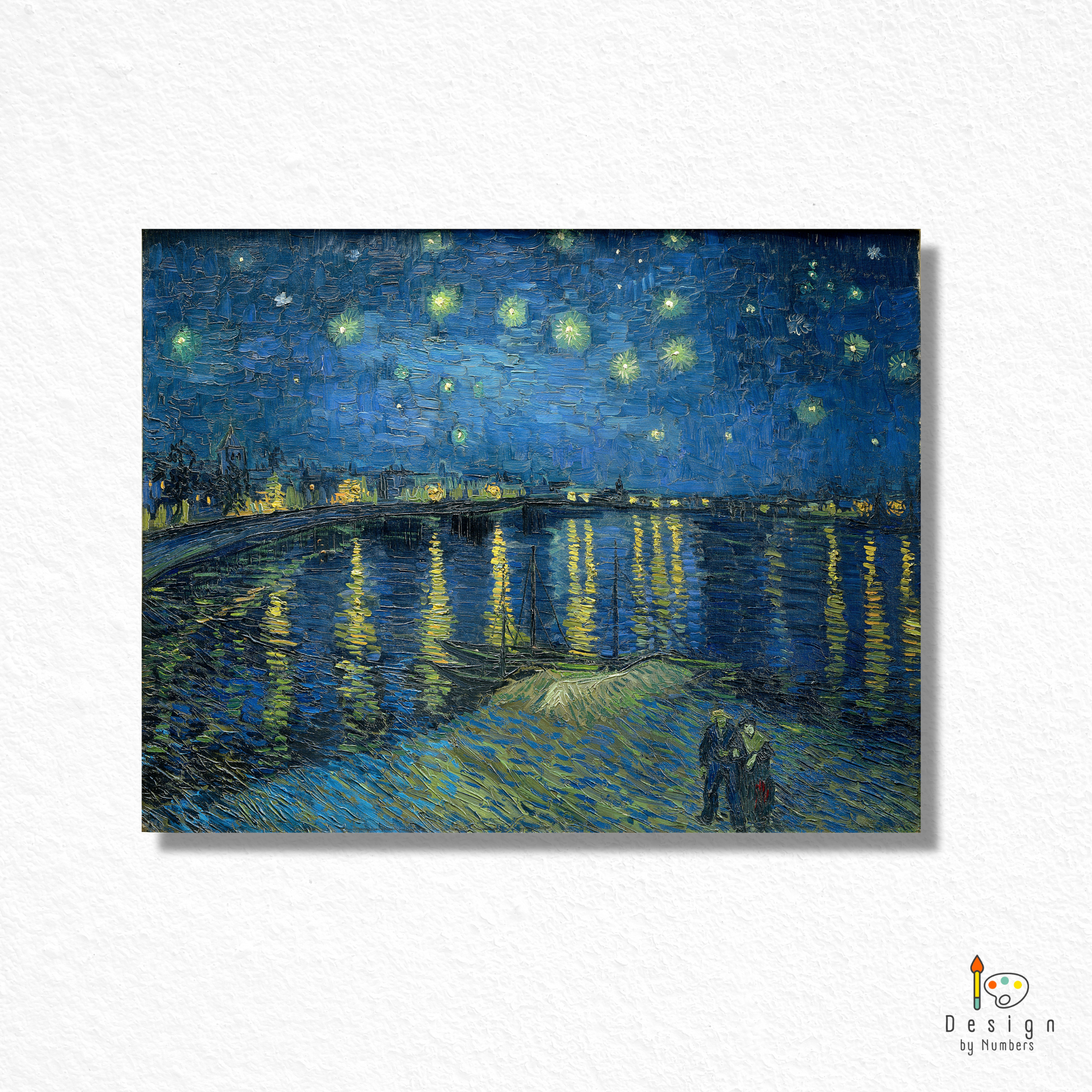 Starry Night over the Rhone- Vincent van Gogh- Paint by Numbers