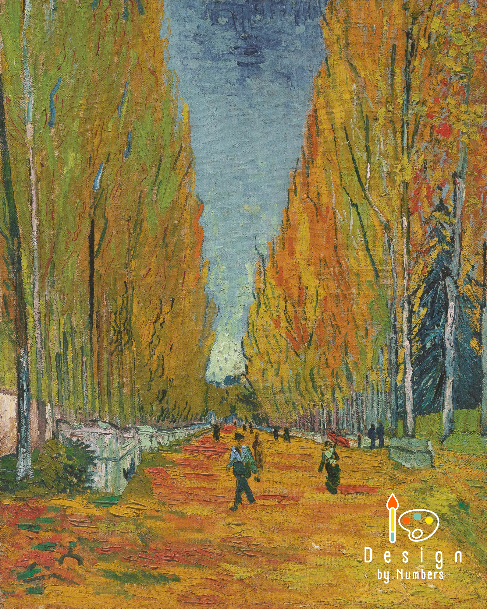 Les Alyscamps- Vincent van Gogh- Paint by Numbers