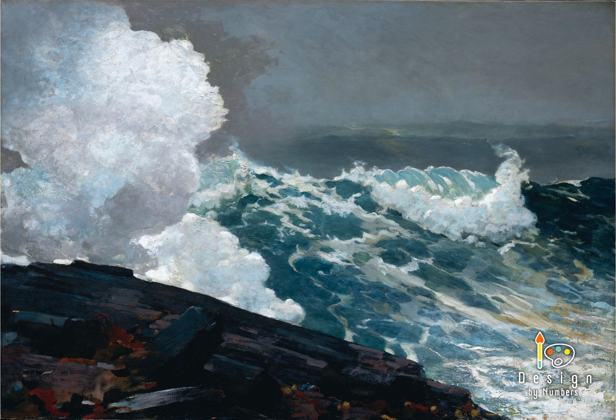 Northeaster - Winslow Homer - Paint by Numbers