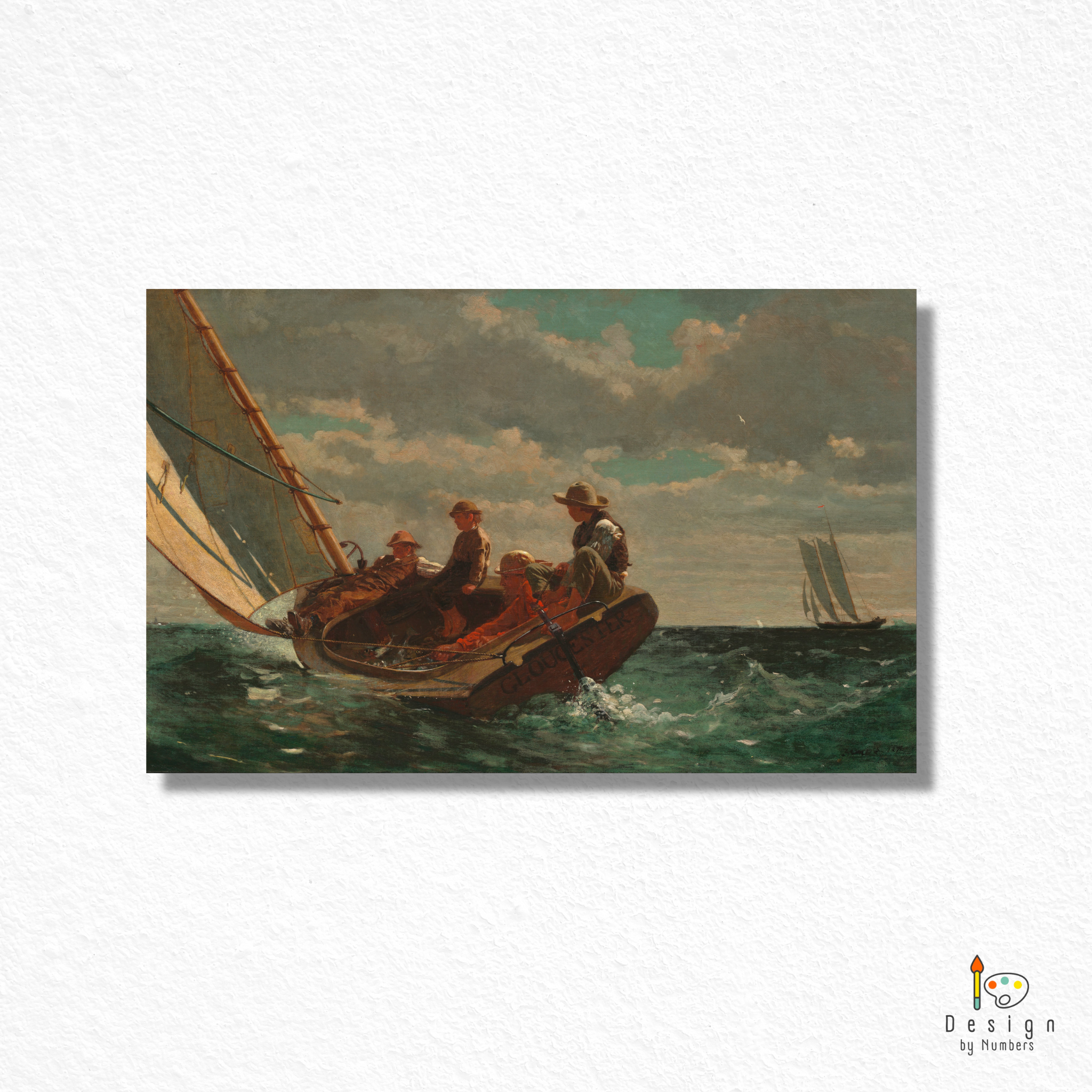 Breezing Up- Winslow Homer- Paint by Numbers