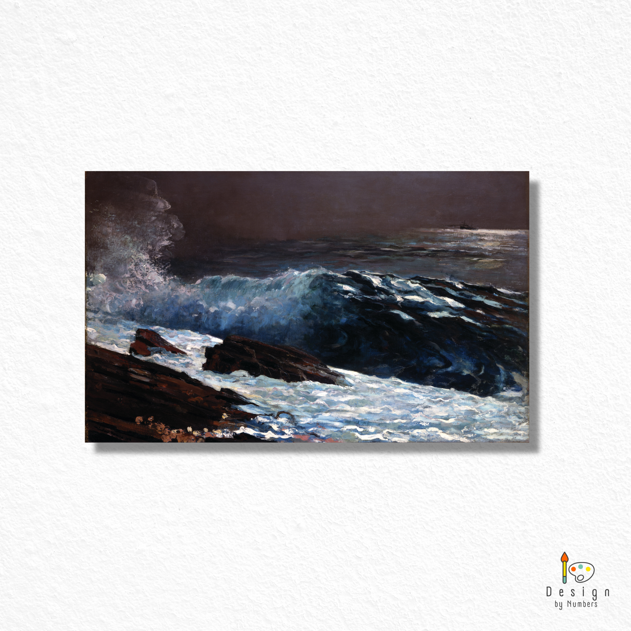 Sunlight on the Coast - Winslow Homer - Paint by Numbers